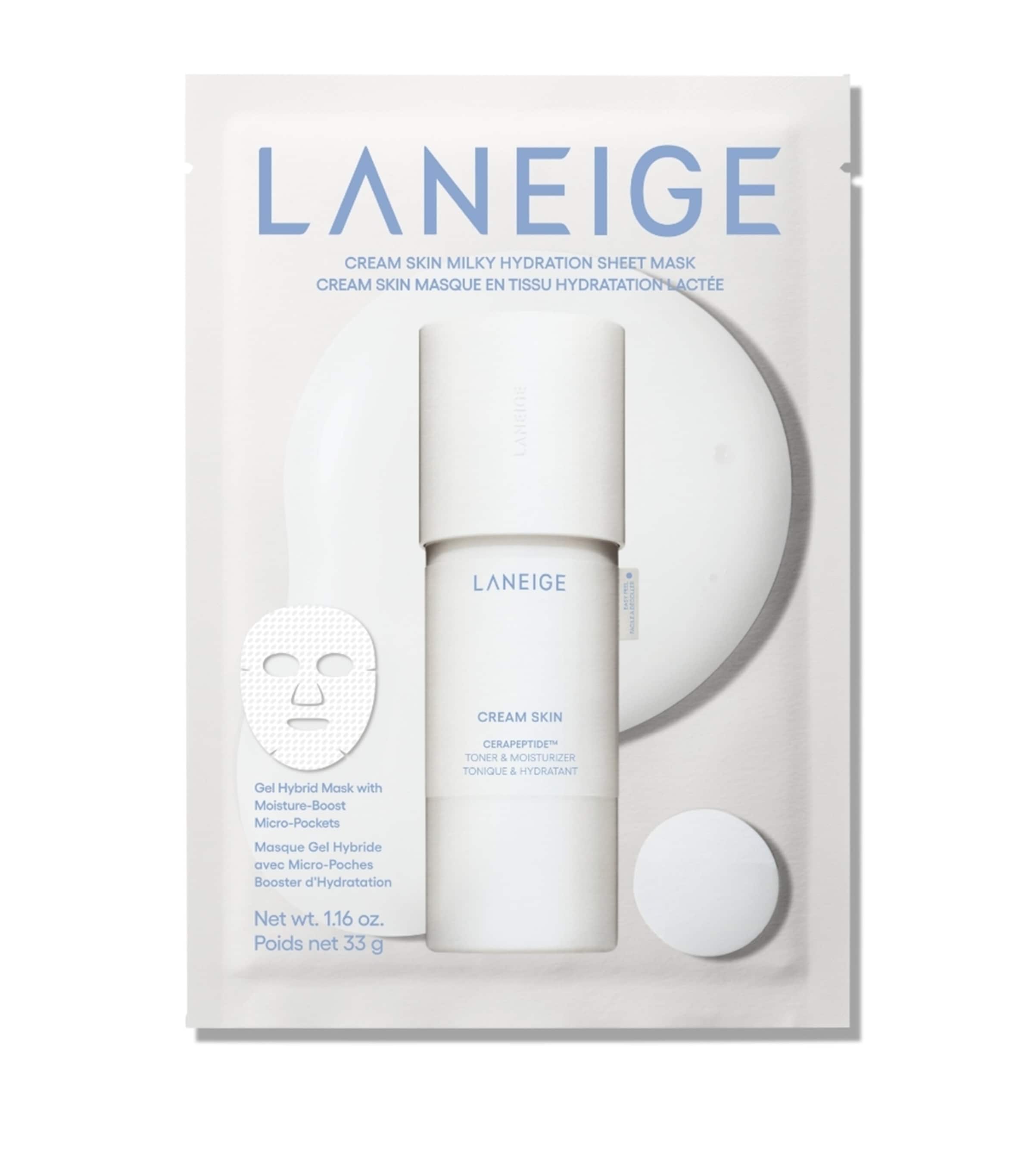 Laneige Cream Skin Milky Hydration Mask (33g)