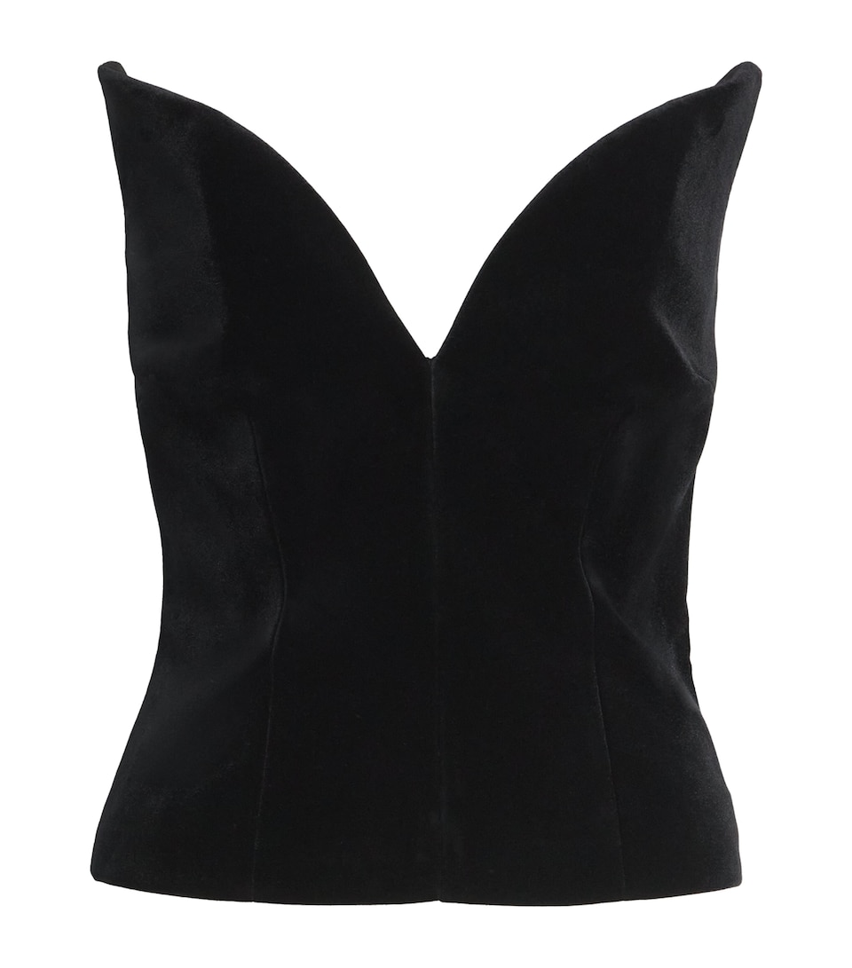 Velvet Corset Top