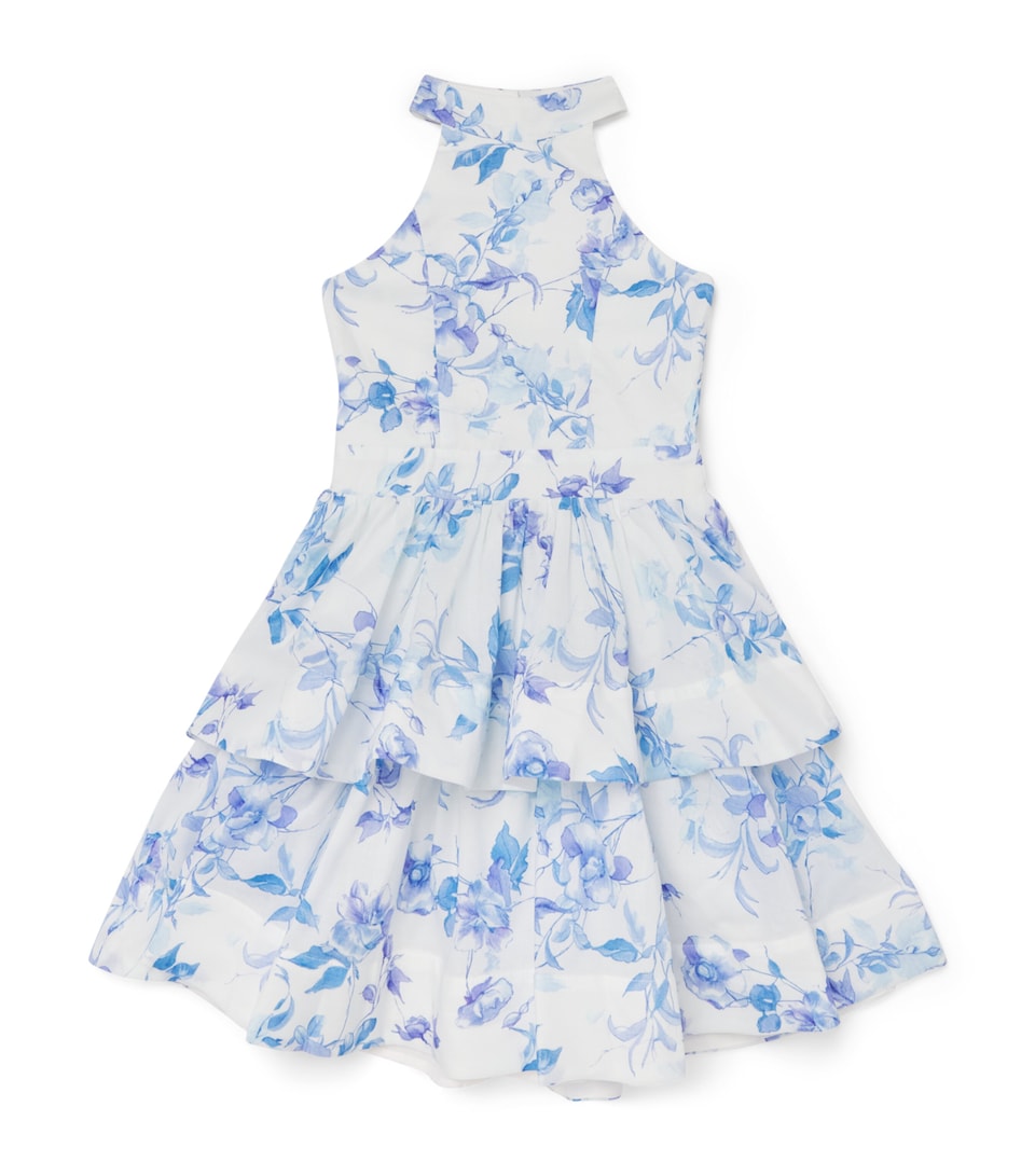 Bardot Junior Cotton Floral Zofia Dress (4-14 Years) Blue/navy
