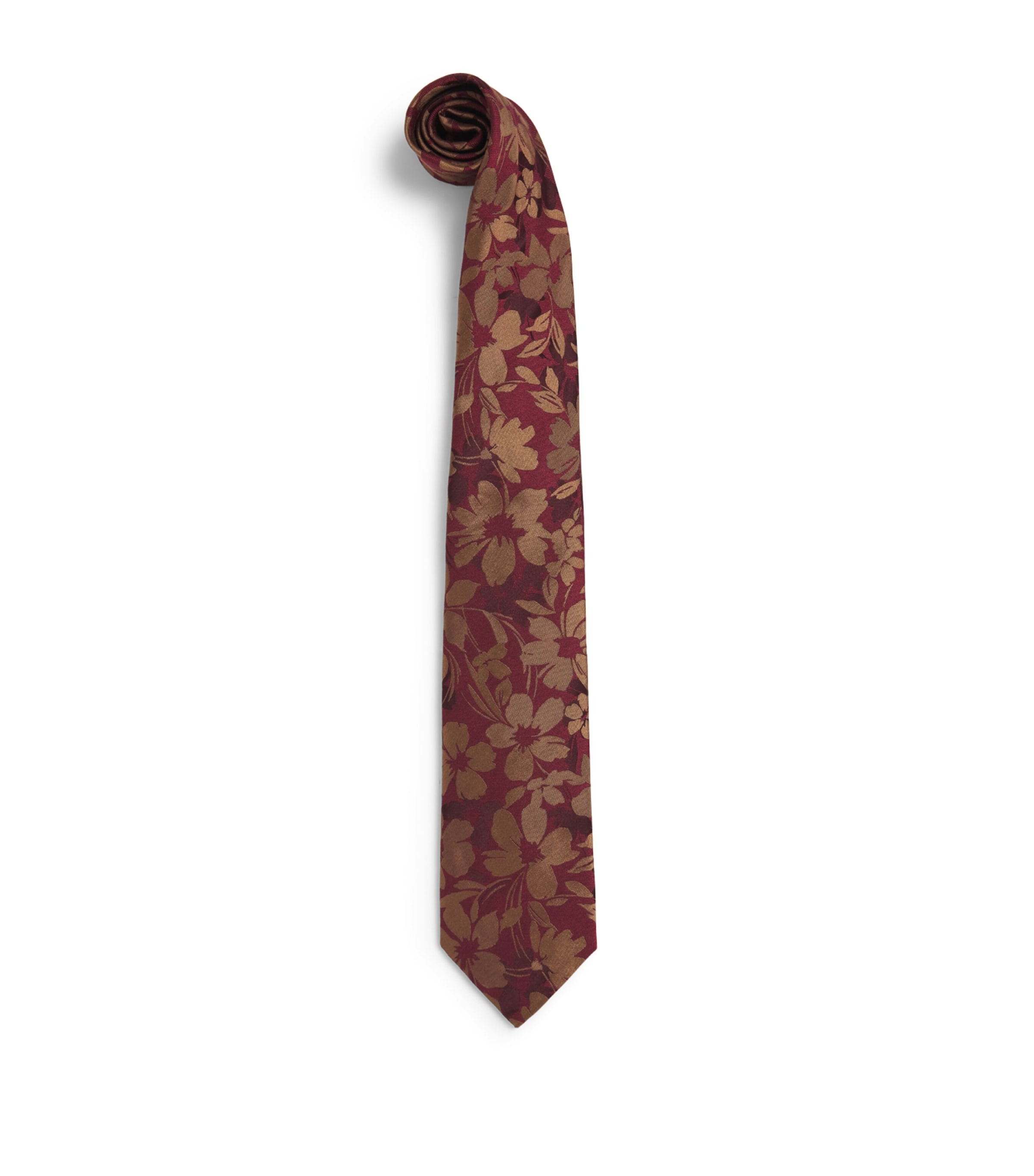 Isaia Silk Floral Tie
