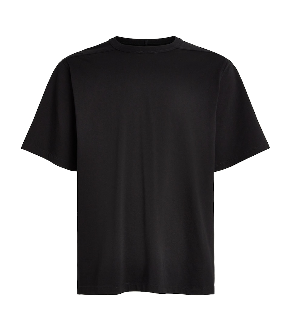 Rick Owens Mens Cotton Jersey Brad T-Shirt Black