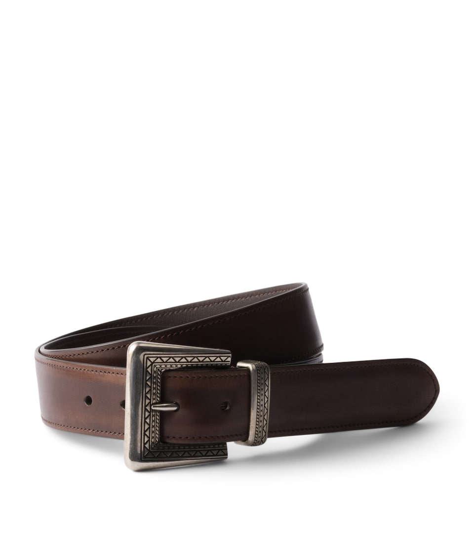 Antiqued Leather Belt
