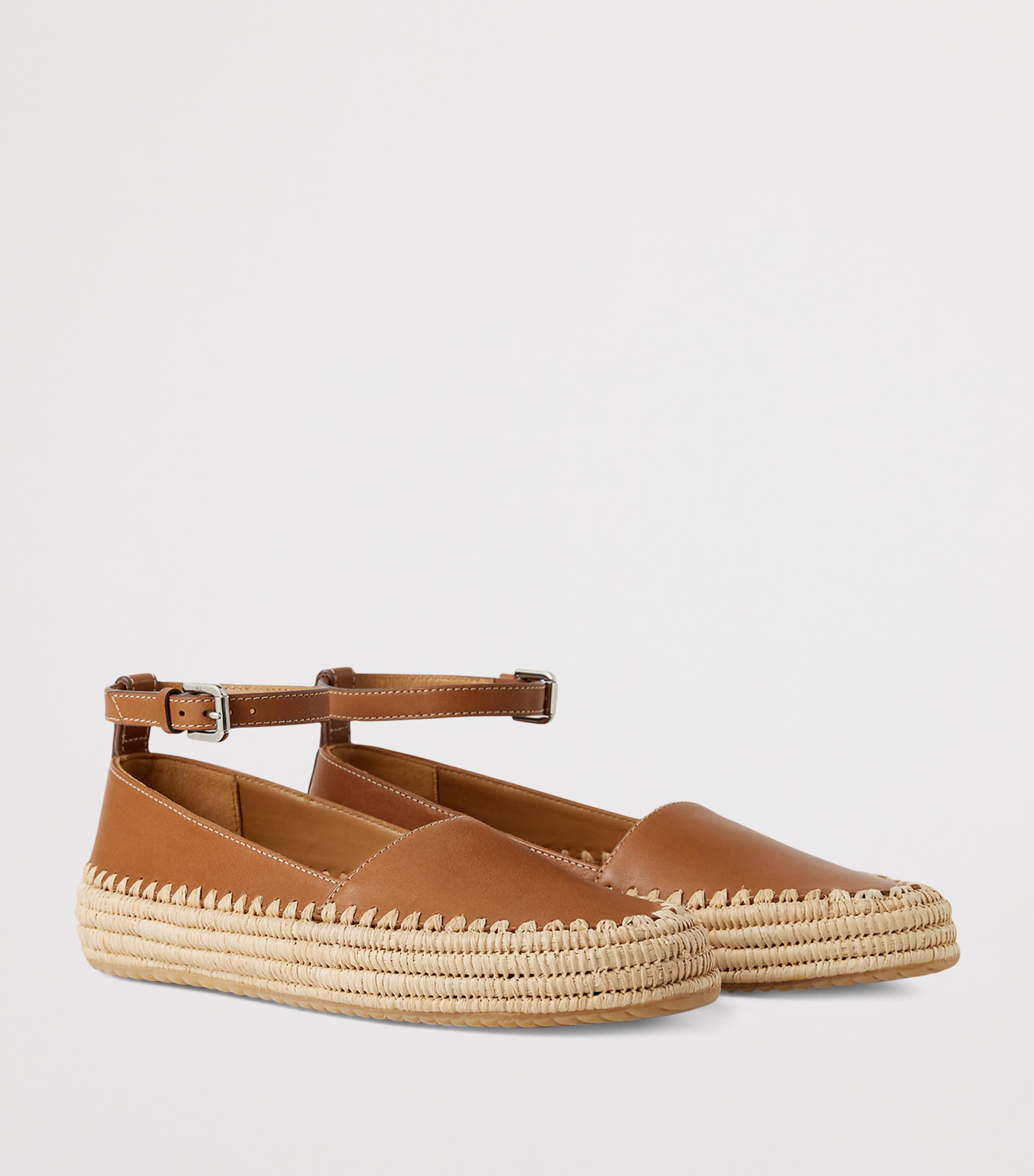 Ralph Lauren Collection Calf Leather Barlowe Wedge Espadrilles 110 Rl Gold