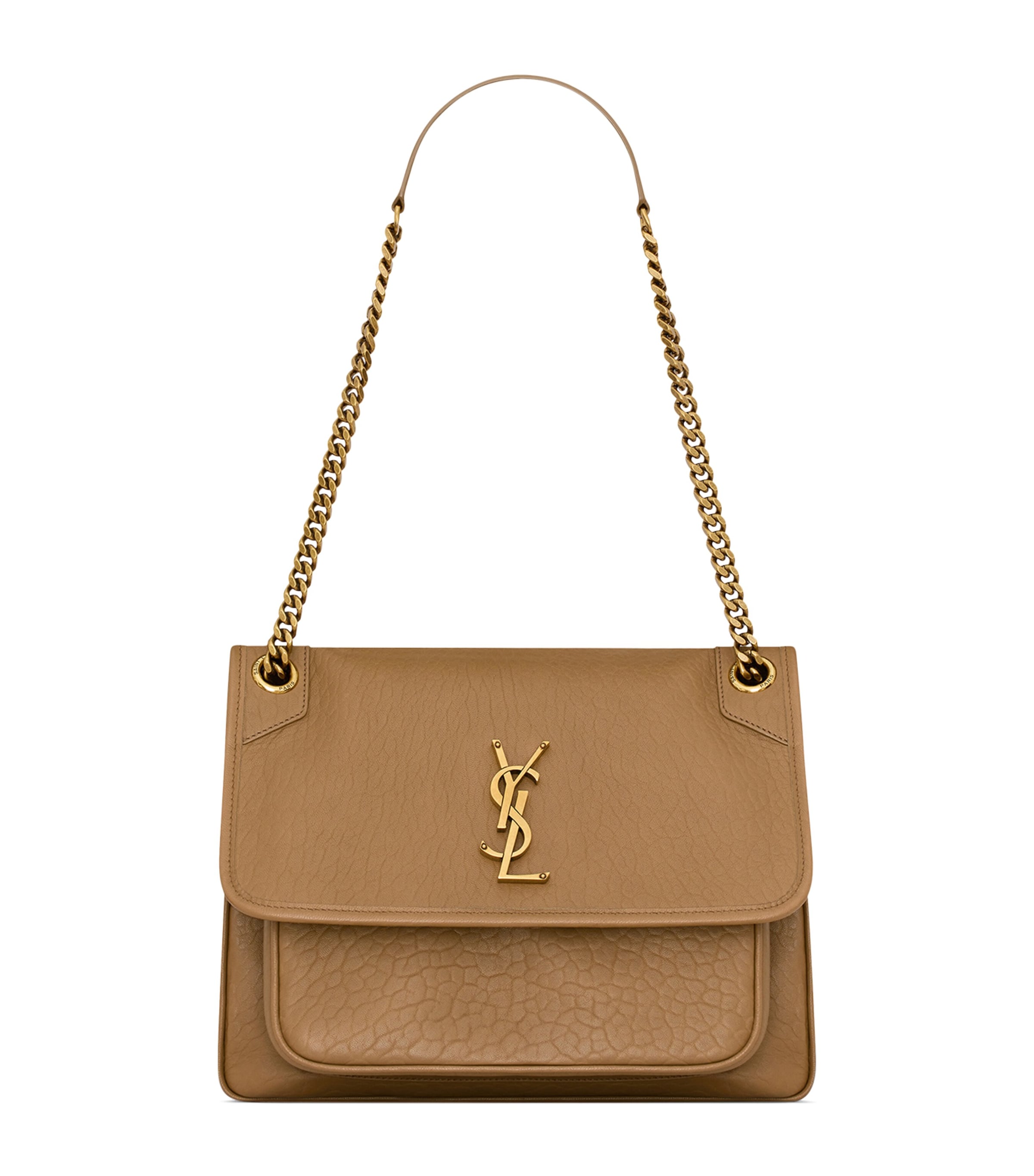 Saint Laurent Mini Leather Niki Shoulder Bag | Harrods US