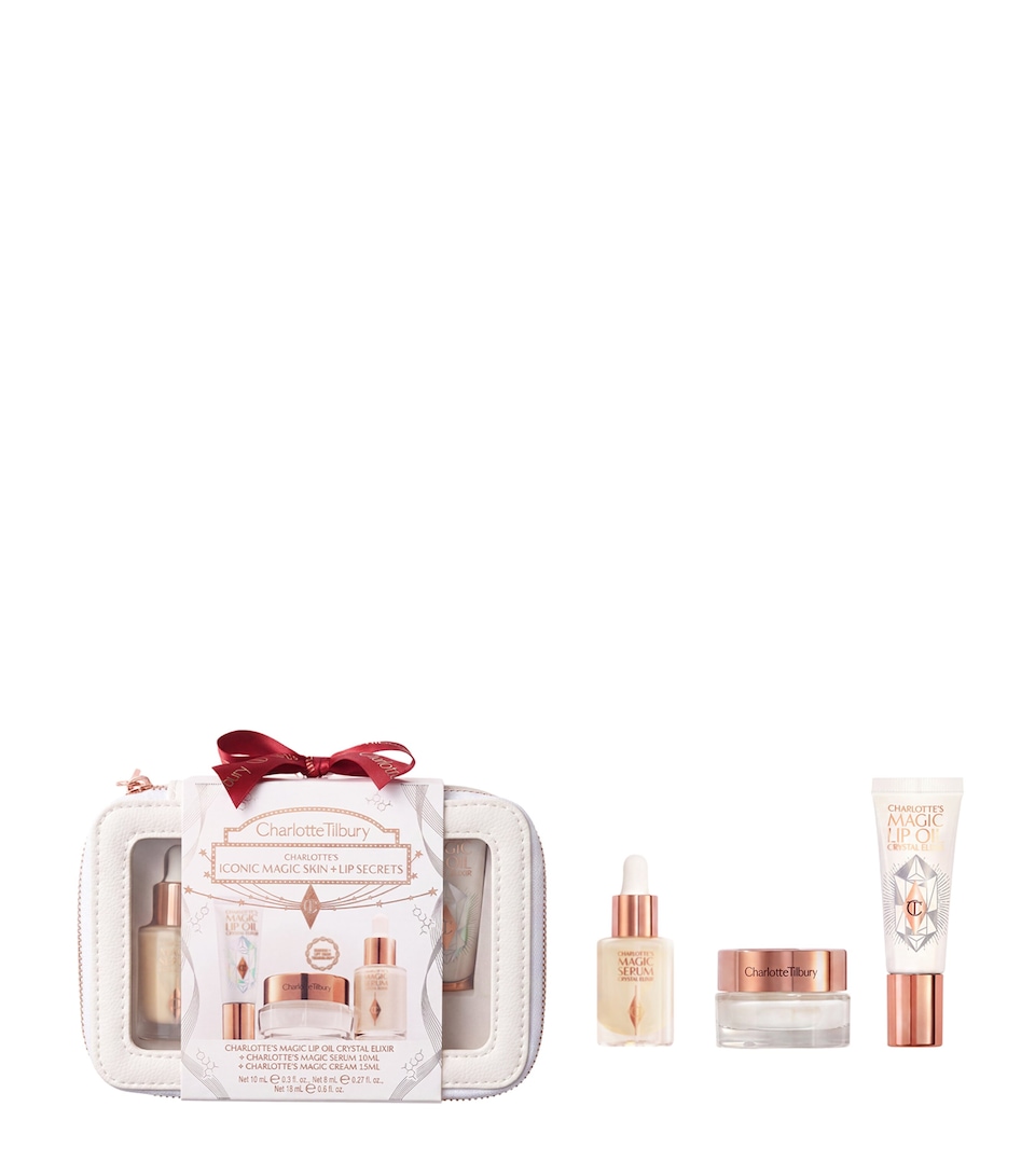 Charlotte Tilbury Charlotte’s Iconic Magic Skin + Lip Secrets Set (Worth £98) Clear