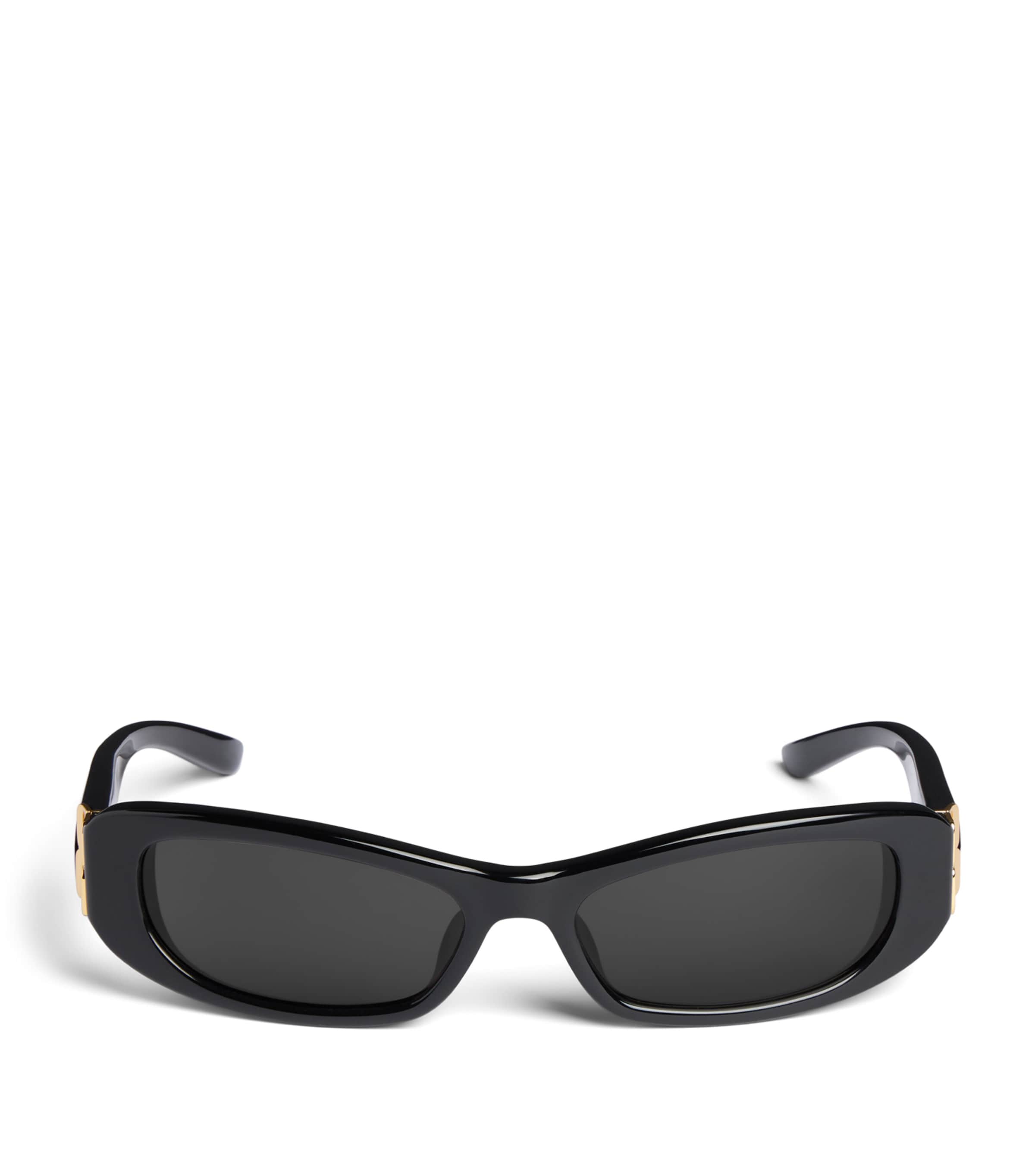 Balenciaga Acetate Cosmic Rectangle Sunglasses