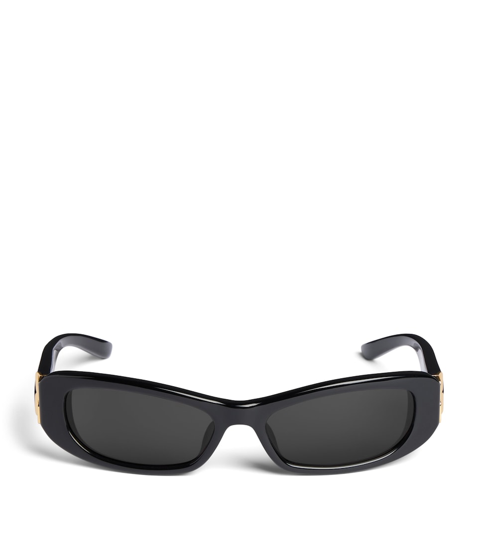 Balenciaga Acetate Cosmic Rectangle Sunglasses