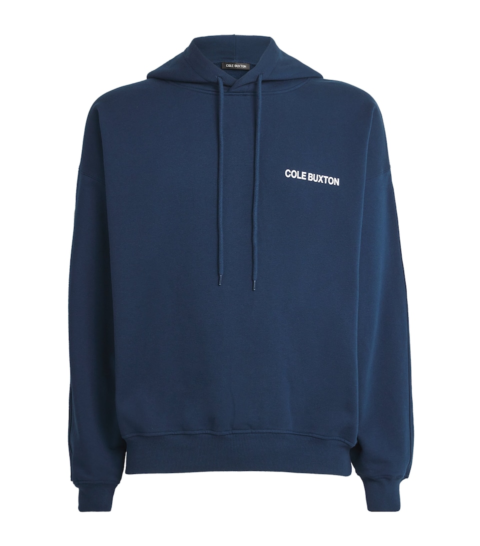 Cole Buxton Mens Sportswear Hoodie Navy