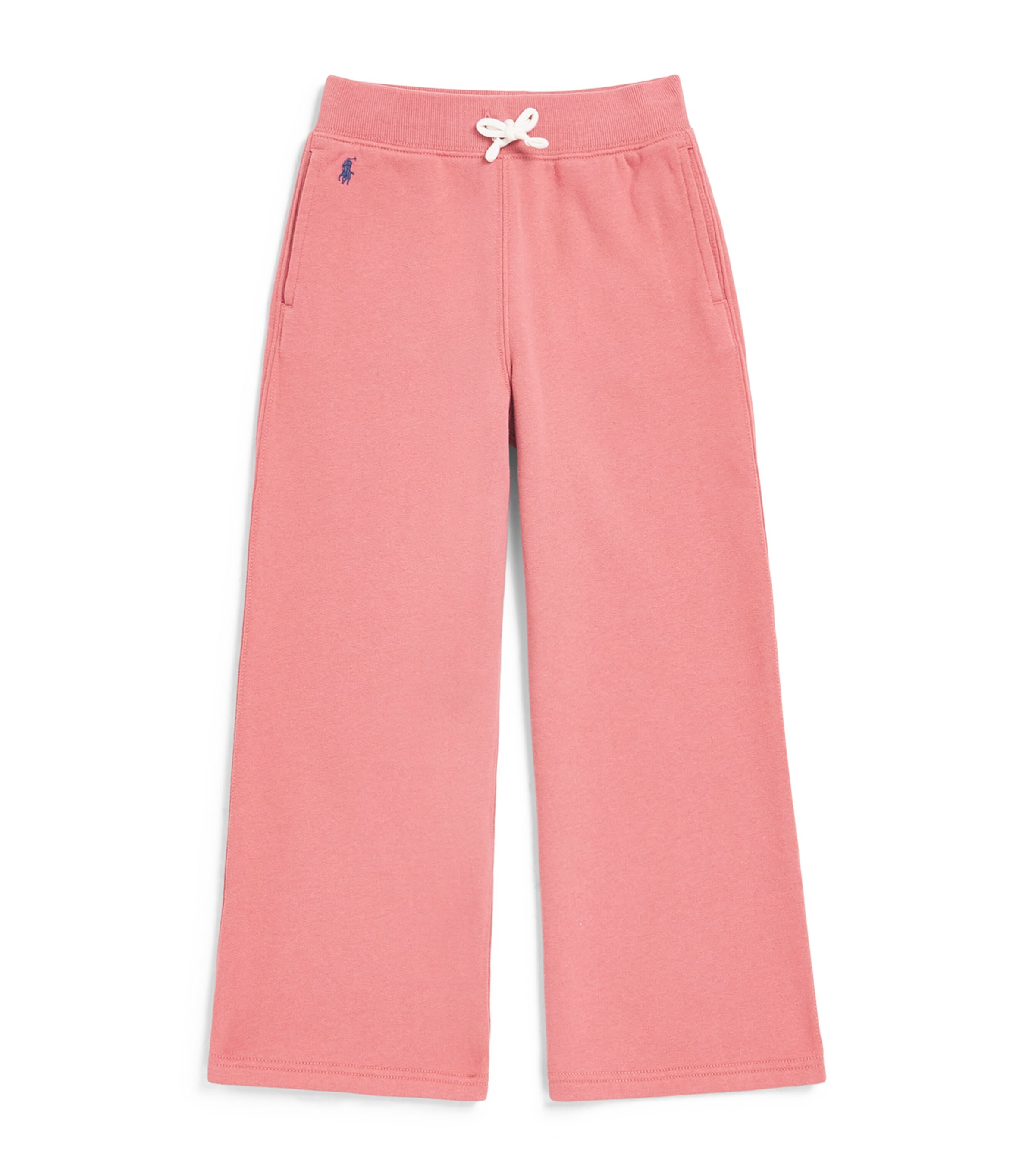 Ralph Lauren Kids French Terry Wide-Leg Sweatpants (2-7 Years) Canvas Pink