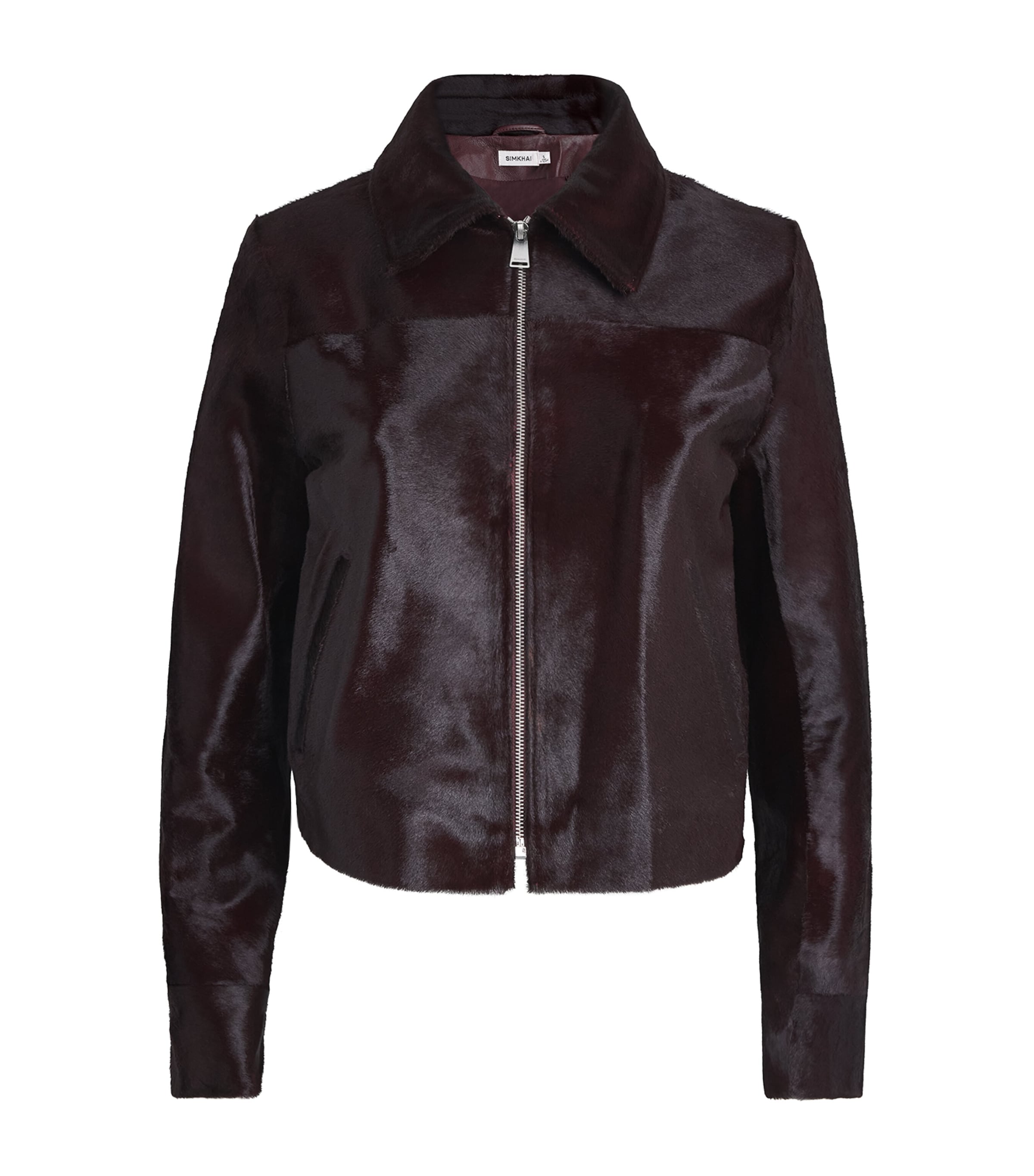 Simkhai Womens Calf Hair Jacket Fig