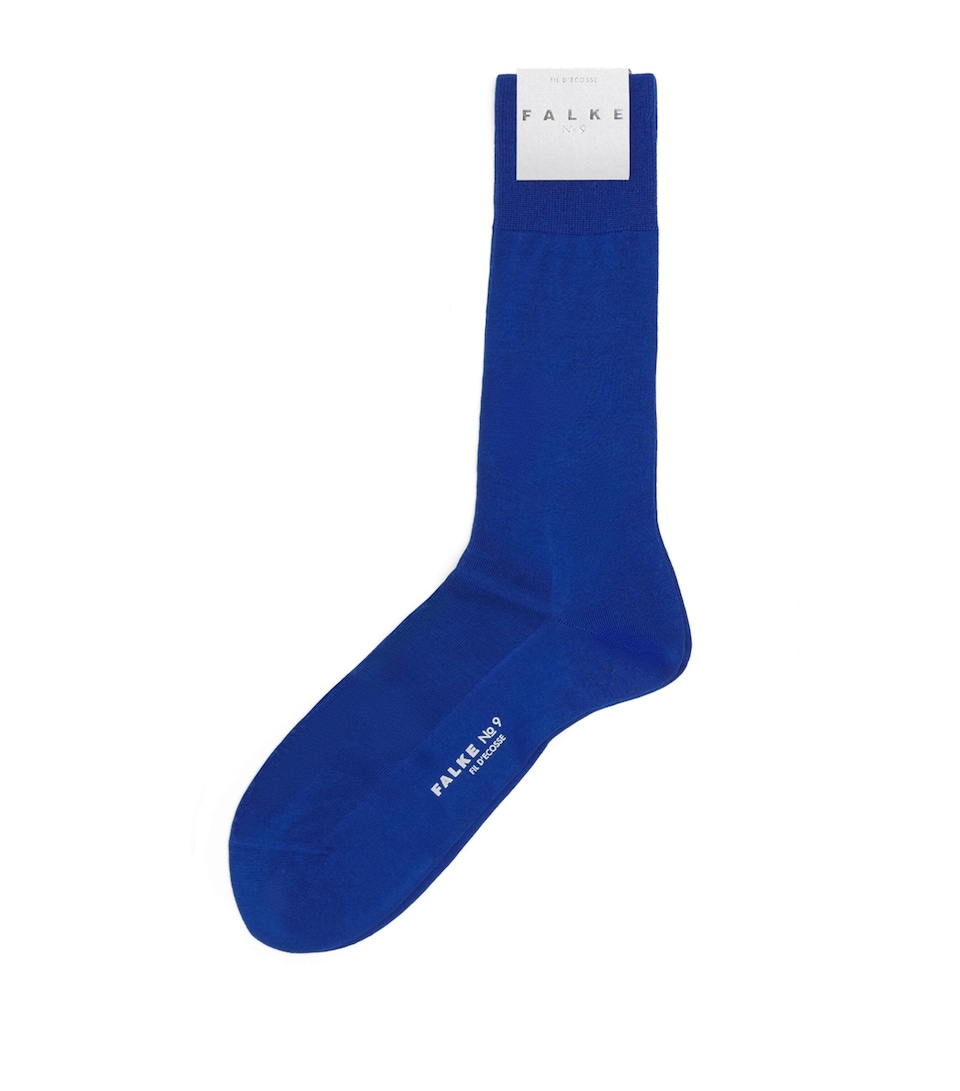 Falke Mens No.9 Fil D’Ecosse Socks Cobalt