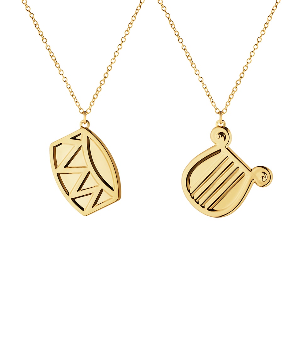 Georg Jensen Gold-Plated 2026 Ornaments (Set of 2) Gold