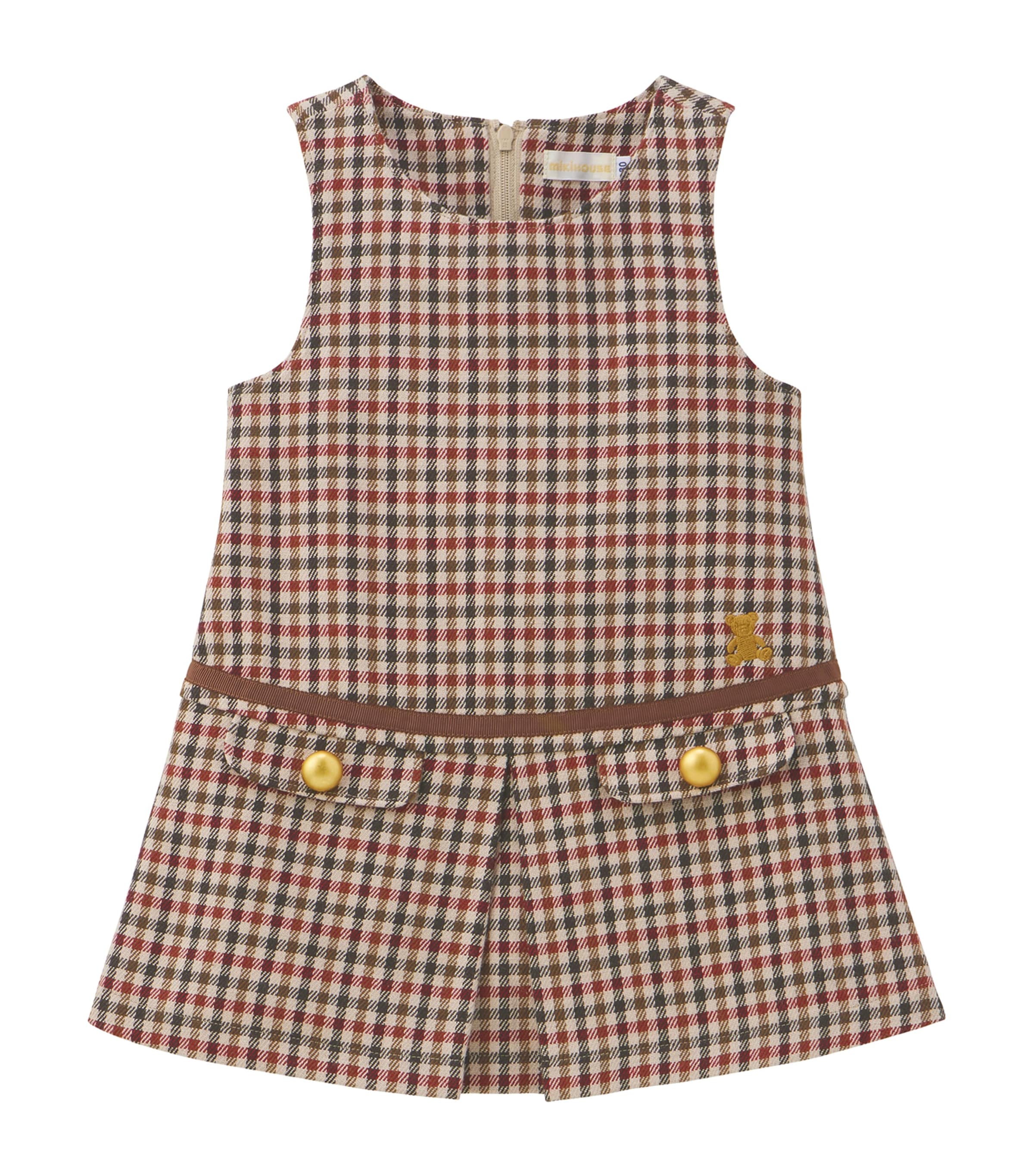 Tweed Checked Dress (3-9 Years)