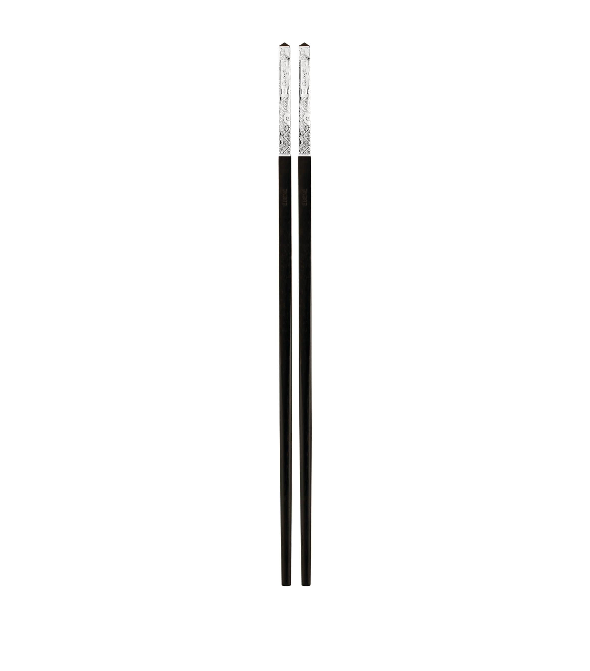 Silver-Plated Chinese Jardin d’Eden Chopsticks