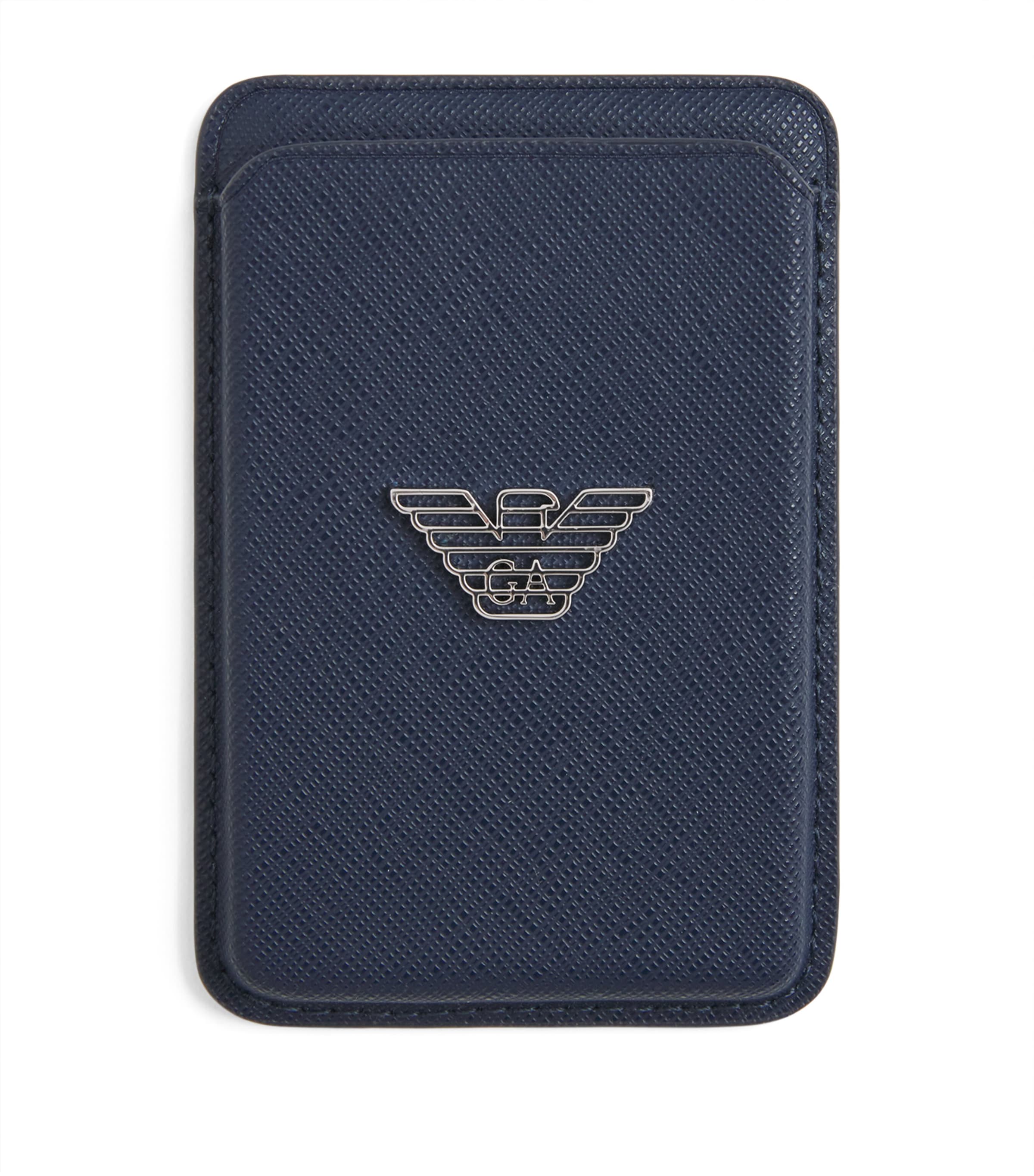 Saffiano Leather Phone Card Holder