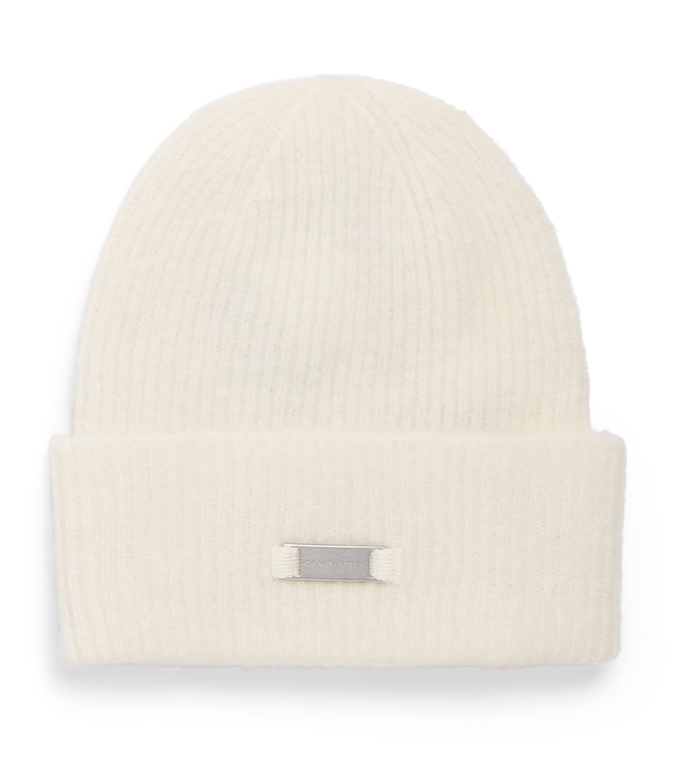 Canada Goose Alpaca-Blend Logo Beanie Brnt Vermillion