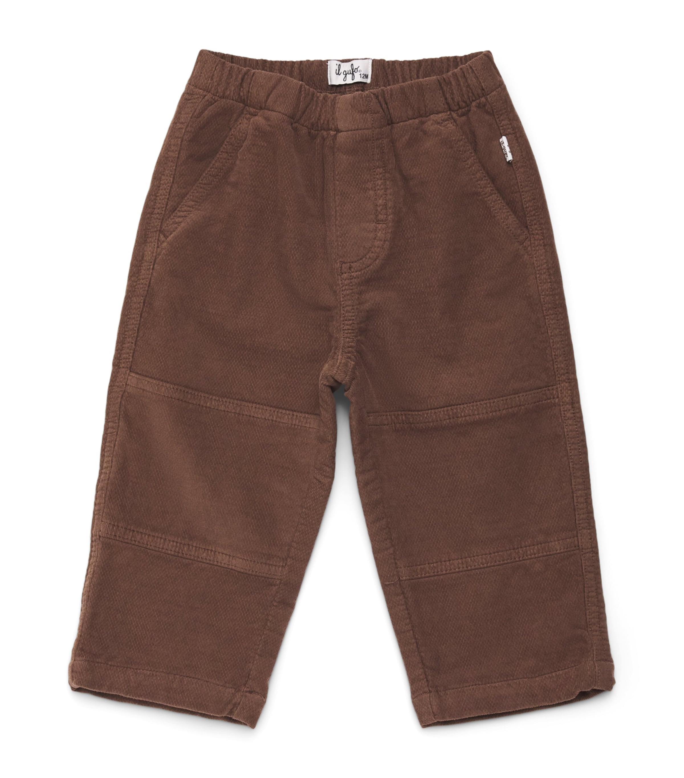 Il Gufo Stretch-Cotton Trousers (6-36 Months) Cioccolato