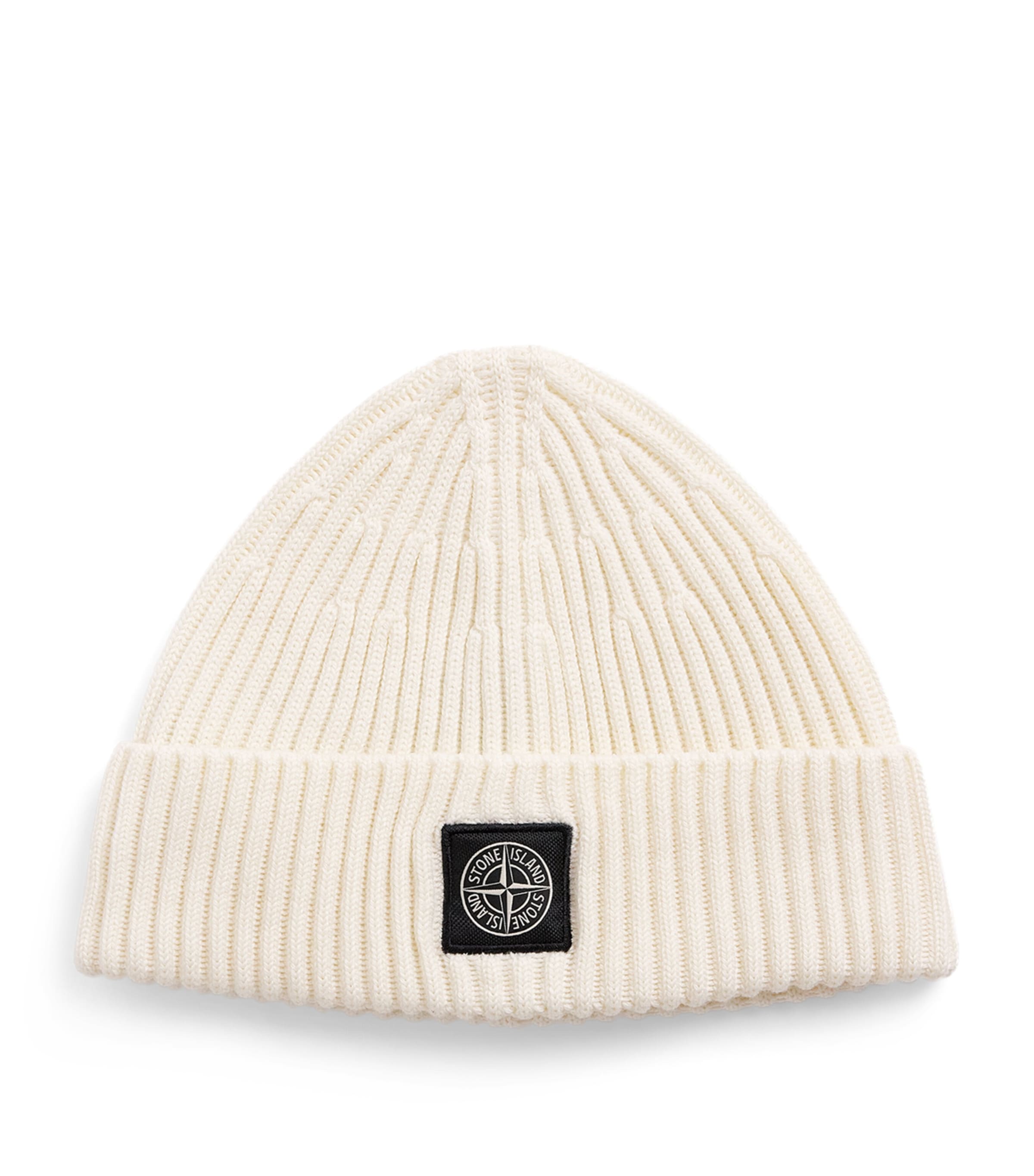 Virgin Wool Ribbed Beanie