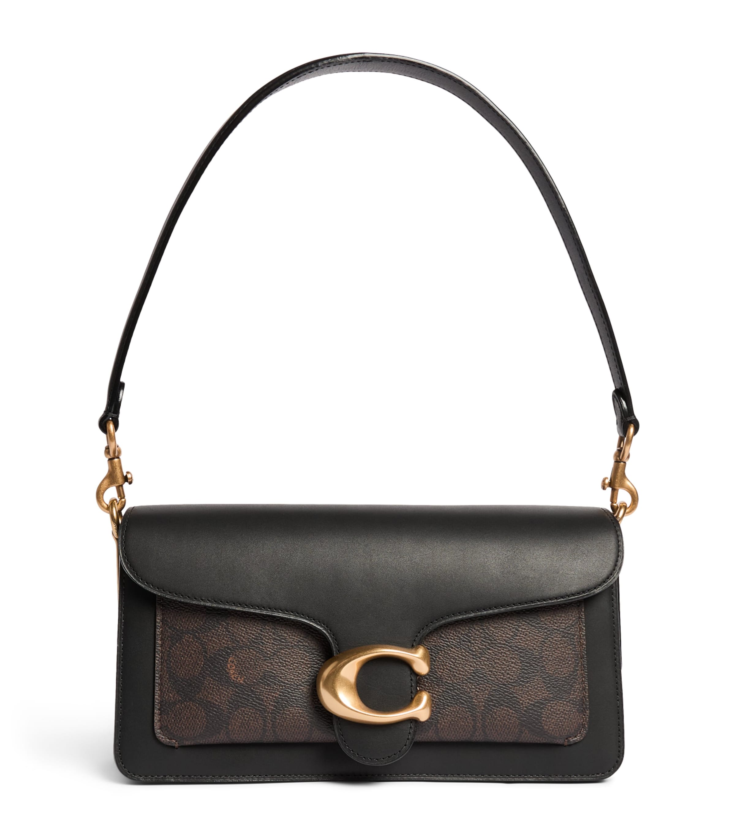 Coach Leather Tabby Shoulder Bag Black