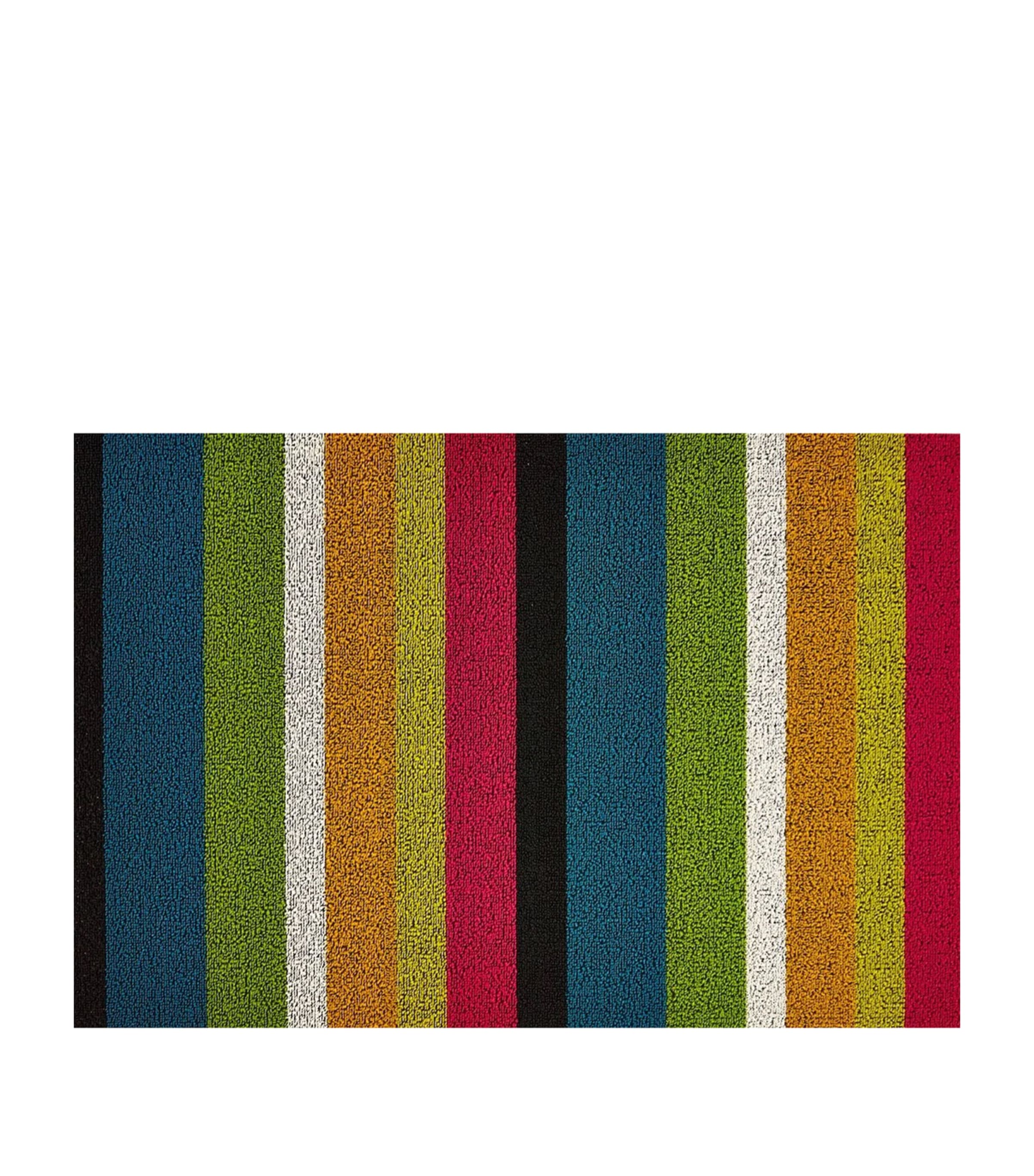 Bold Stripe Shag Utility Mat (61cm x 91cm)