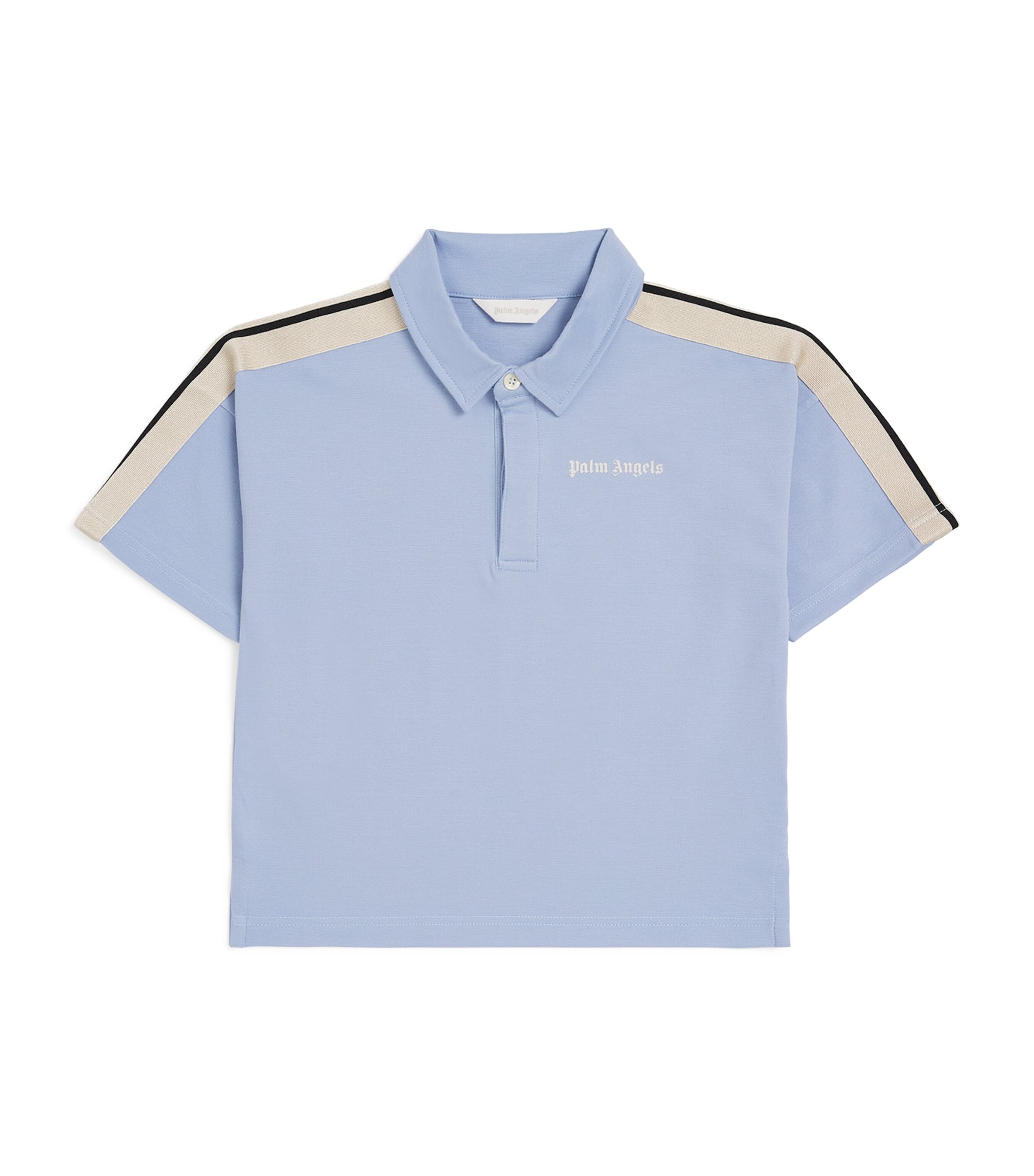 Palm Angels Kids Track Polo Shirt (4-12+ Years) Bimbo/bby Blu