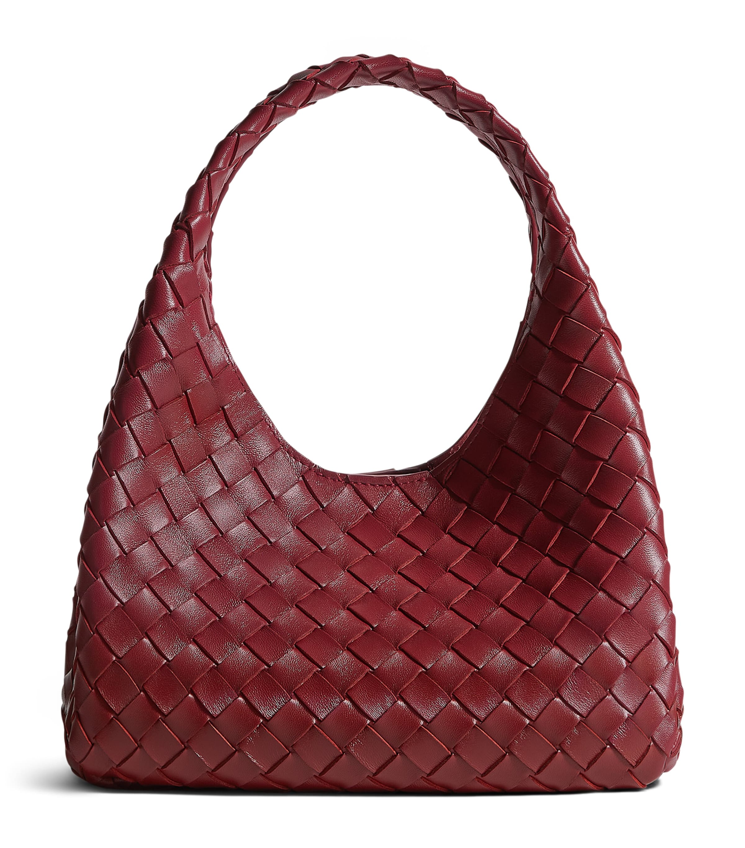 Bottega Veneta Small Leather Intrecciato Campana Shoulder Bag