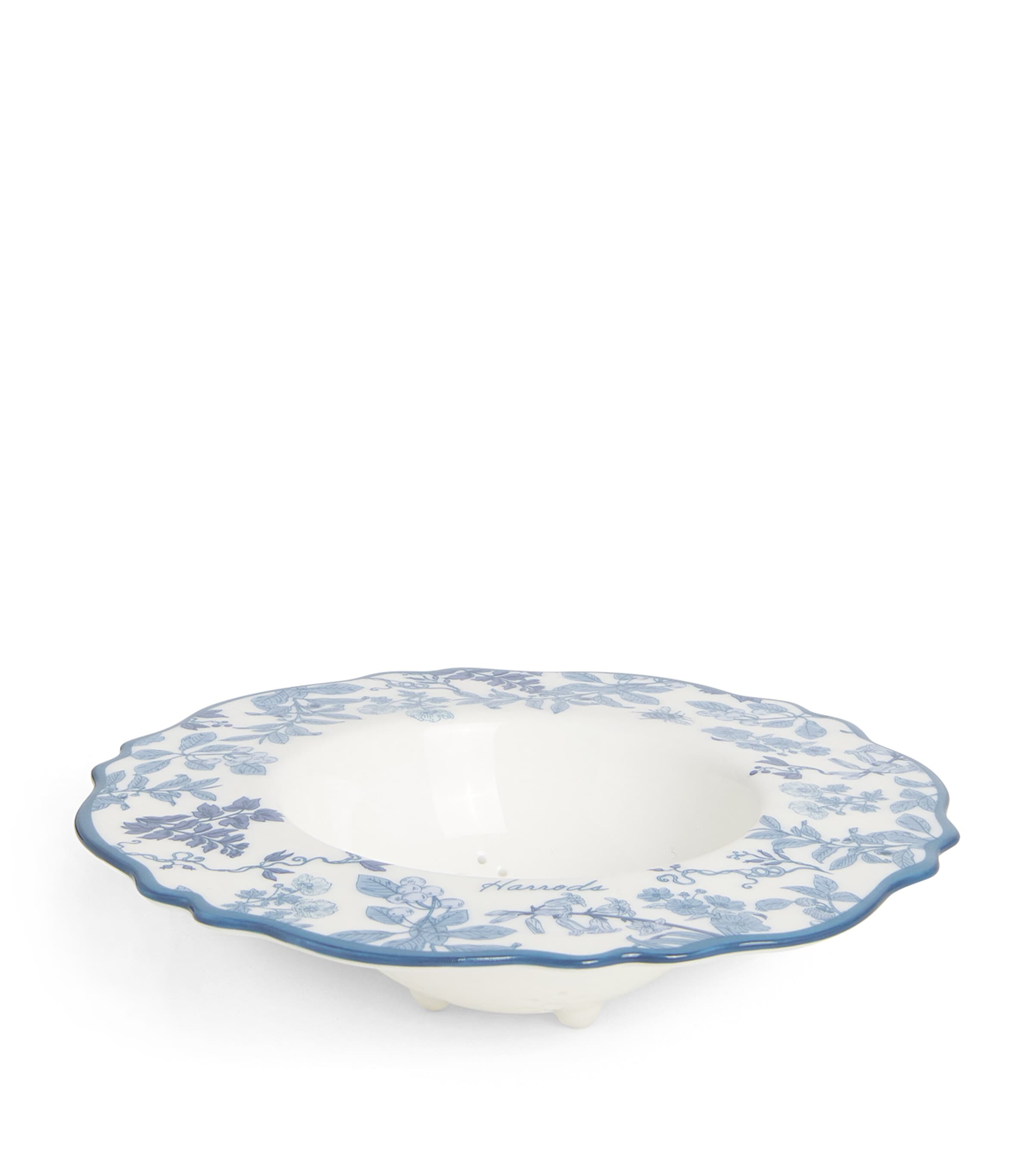 Bone China Toile Tea Strainer