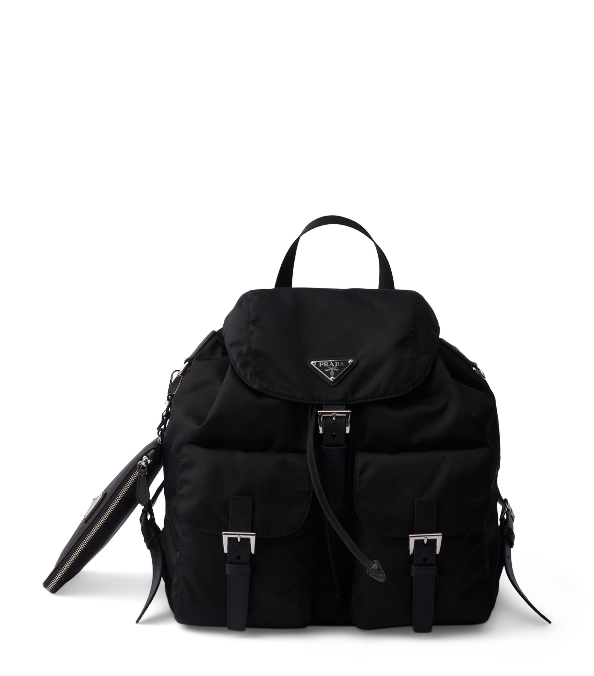 Prada Medium Re-Nylon Backpack Black