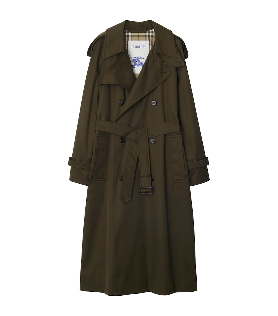 Cotton Long Castleford Trench Coat