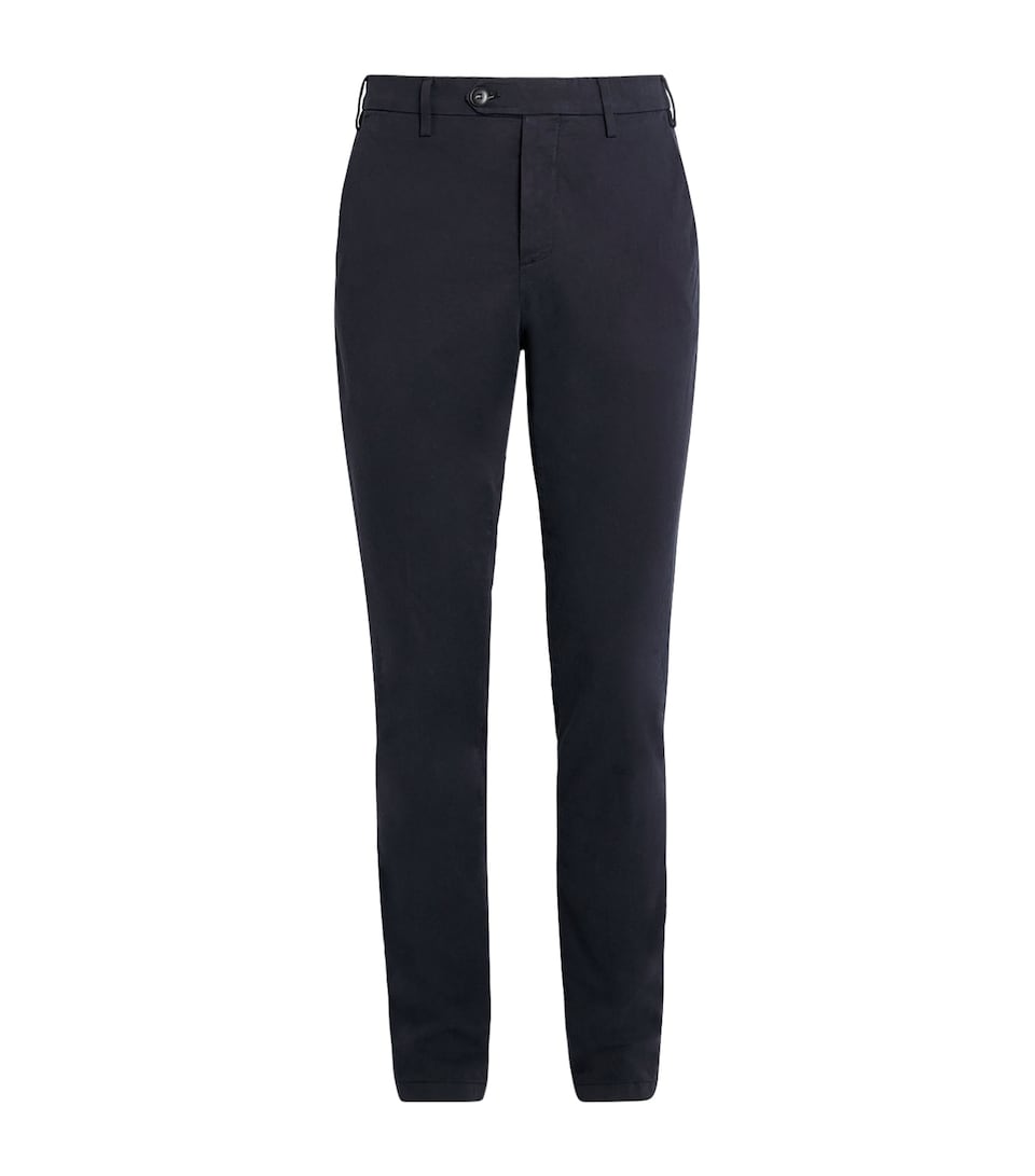 Stretch-Cotton Straight Chinos