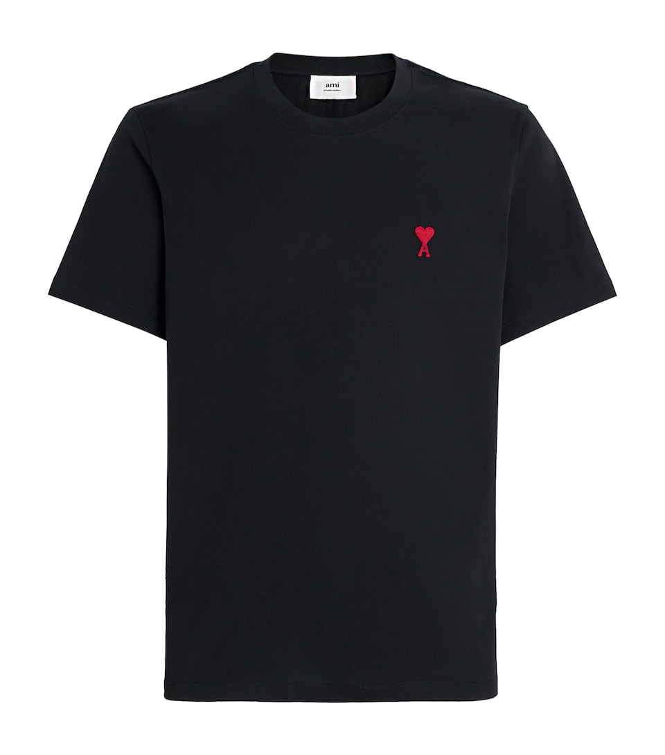 AMI Paris Mens Organic Cotton Ami de Coeur T-Shirt