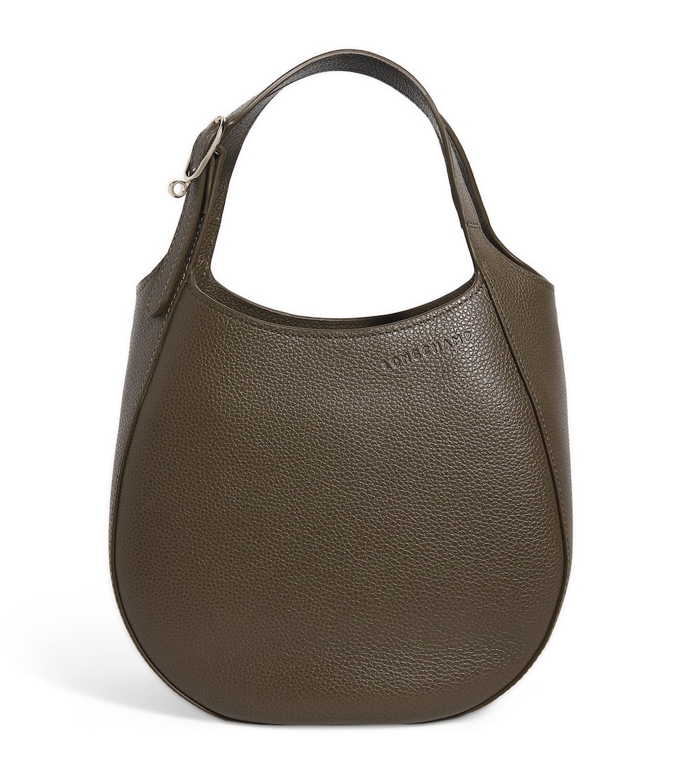 Small Leather Le Foulonné Top-Handle Bag