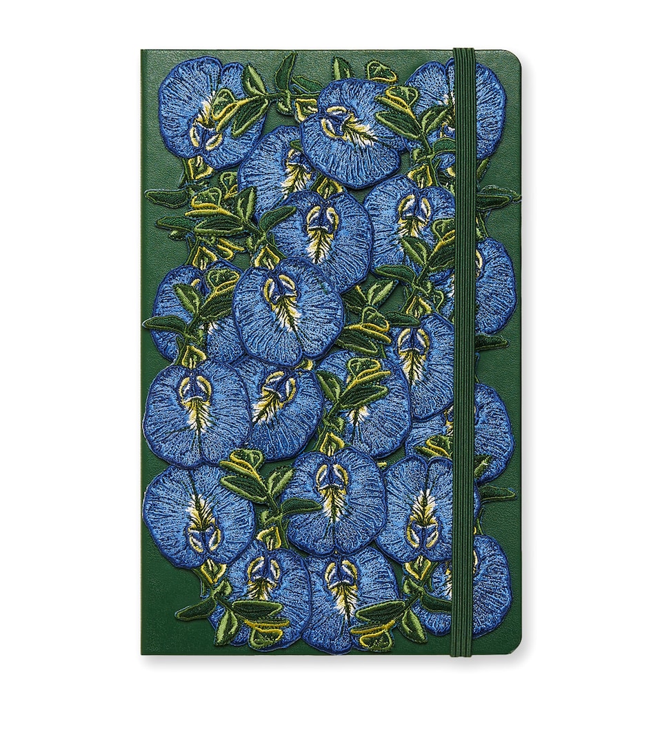 Large Haute Couture Collection Clitoria Blue Notebook