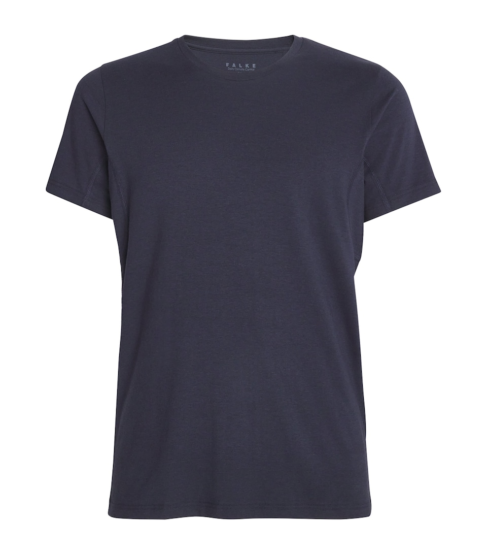 Falke Mens Cotton-Blend Daily Climate Control T-Shirt