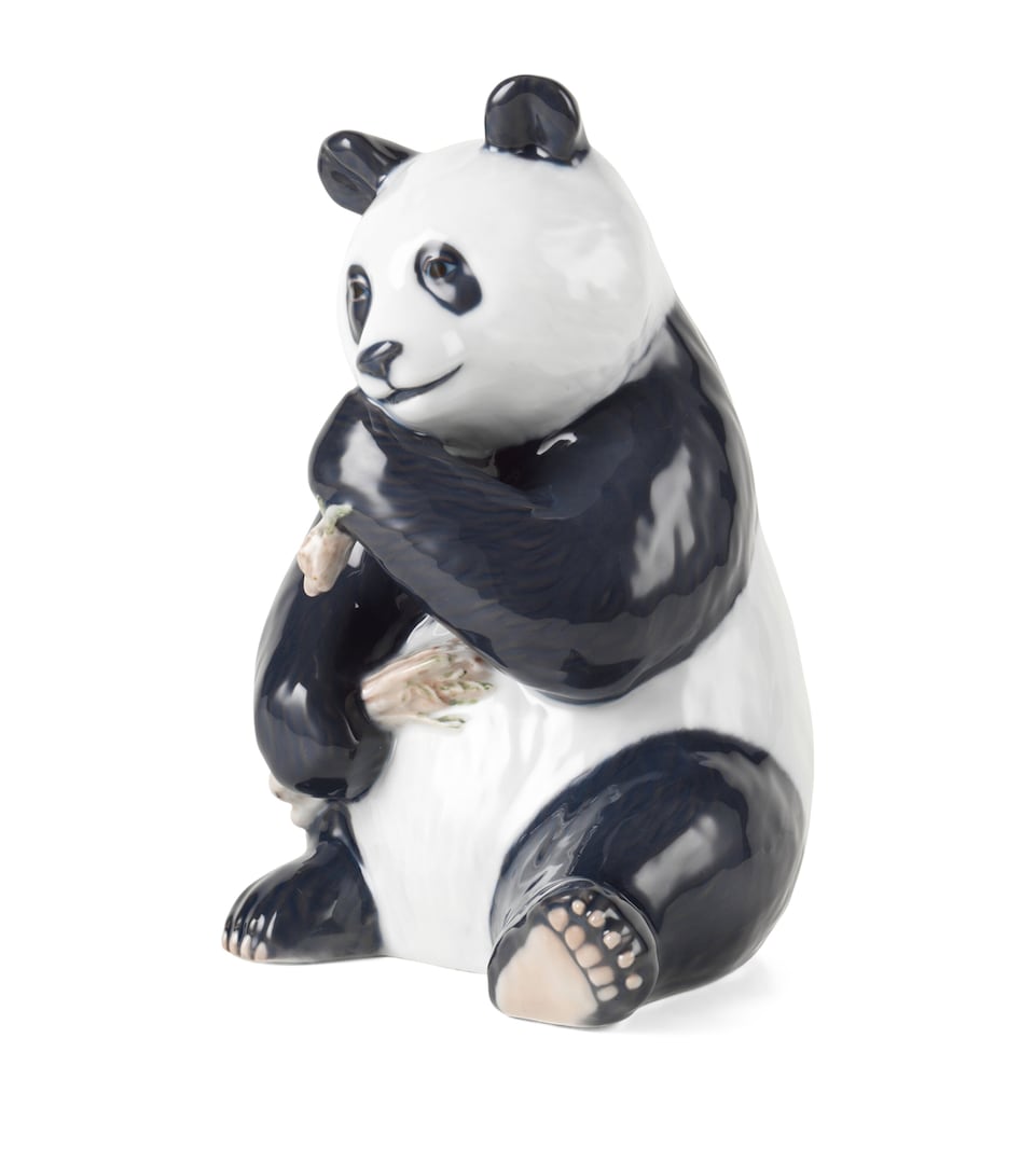 Royal Copenhagen Porcelain Eating Panda Figurine (18cm)