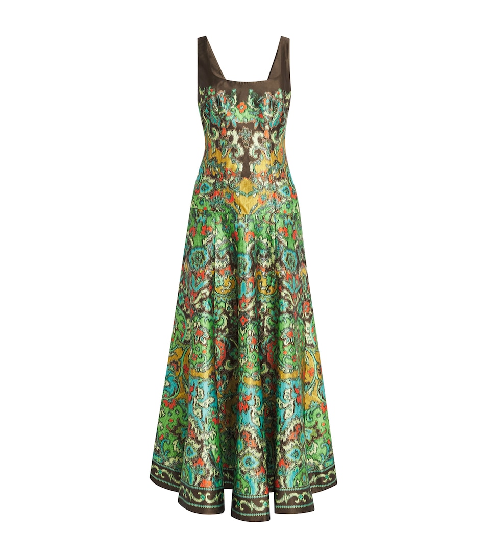 ALEMAIS Womens Charlotte Maxi Dress
