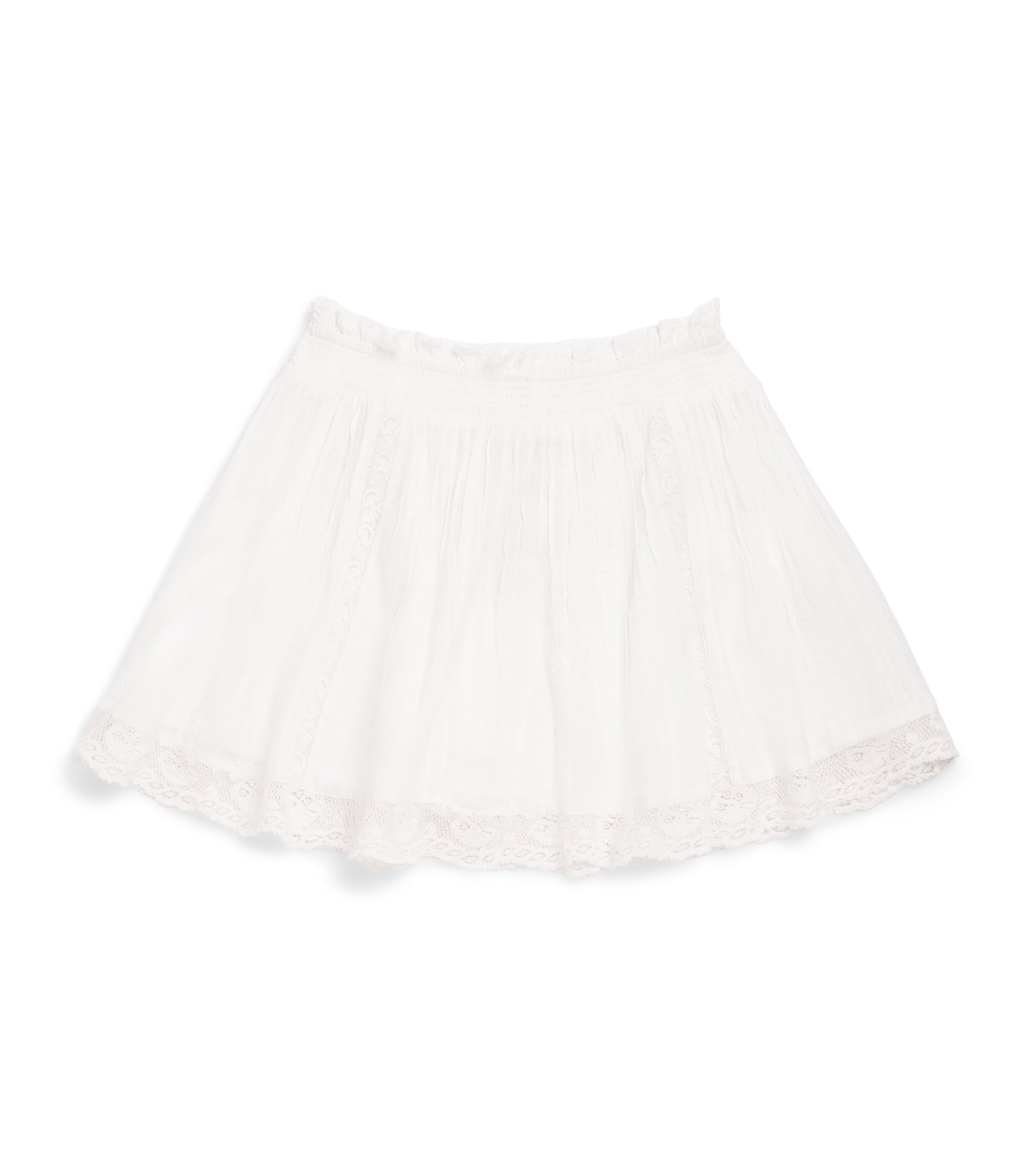 LoveShackFancy Cotton Solena Skirt (7-124 Years) Whitewhite