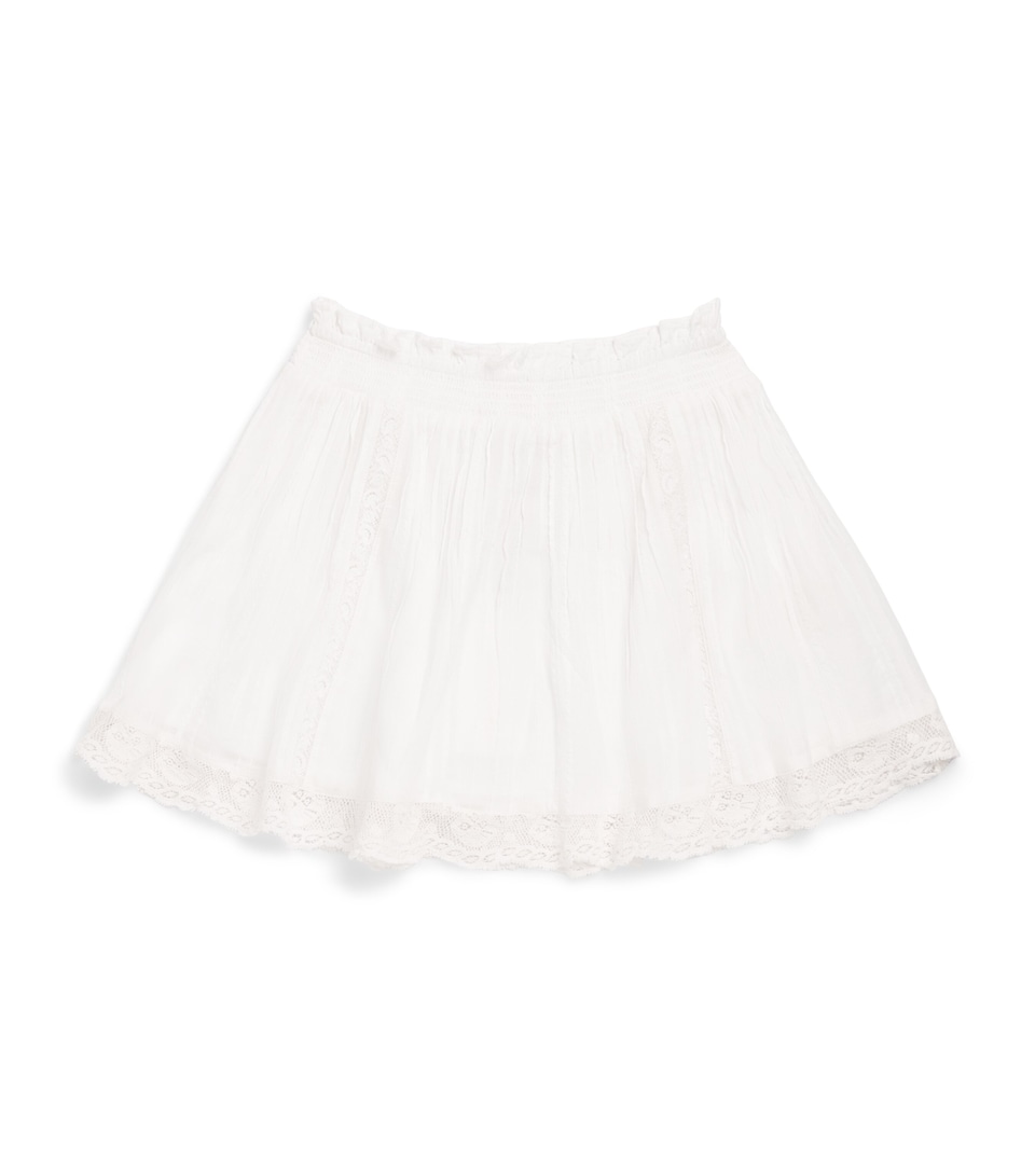 LoveShackFancy Cotton Solena Skirt (7-124 Years) Whitewhite