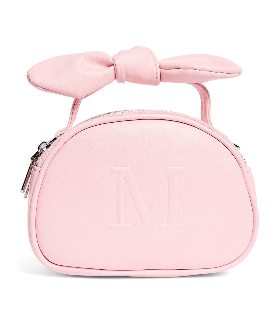 Monnalisa Faux Leather Cross-Body Bag Lotus