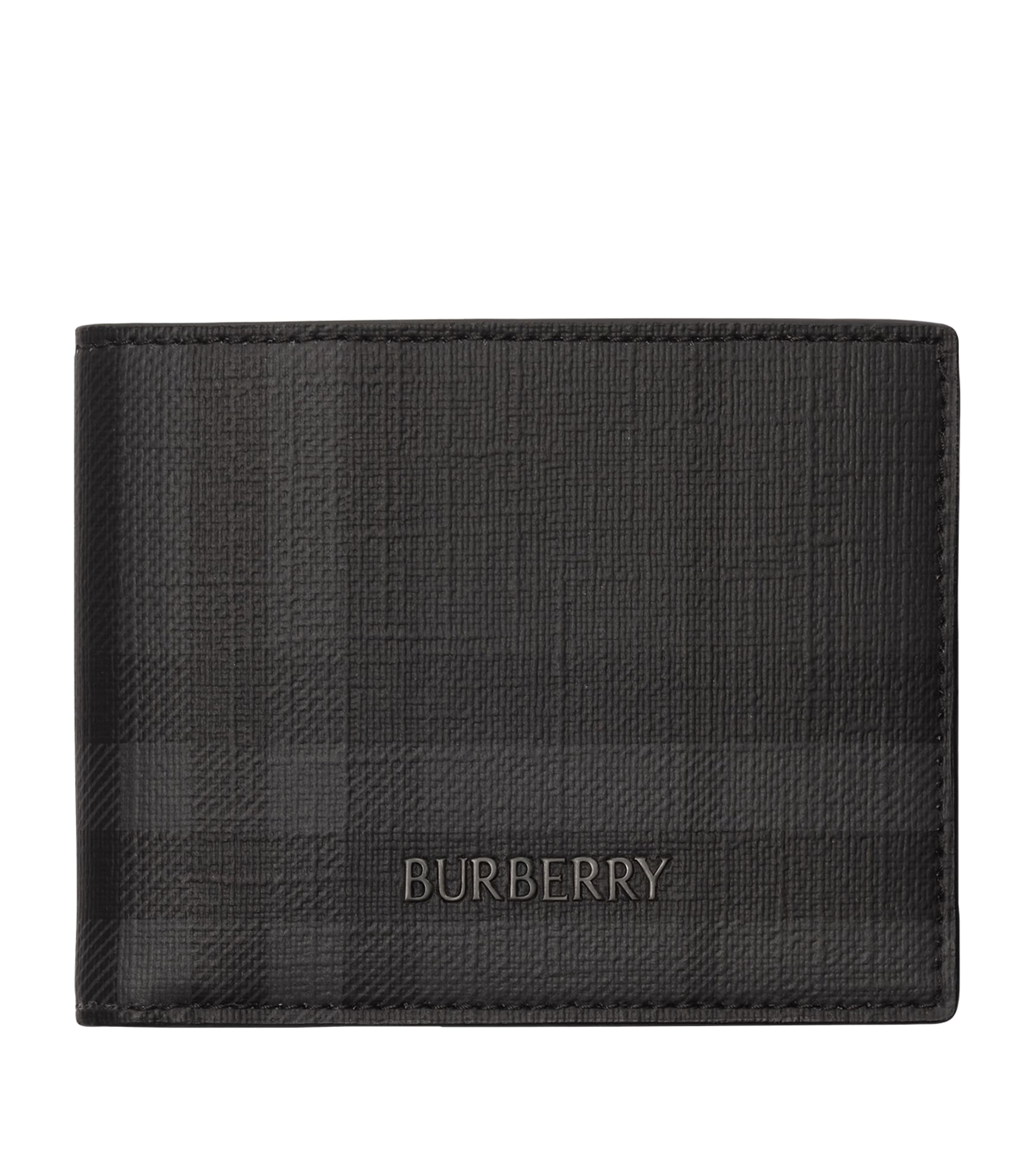 Burberry City Check Slim Bifold Wallet Iron