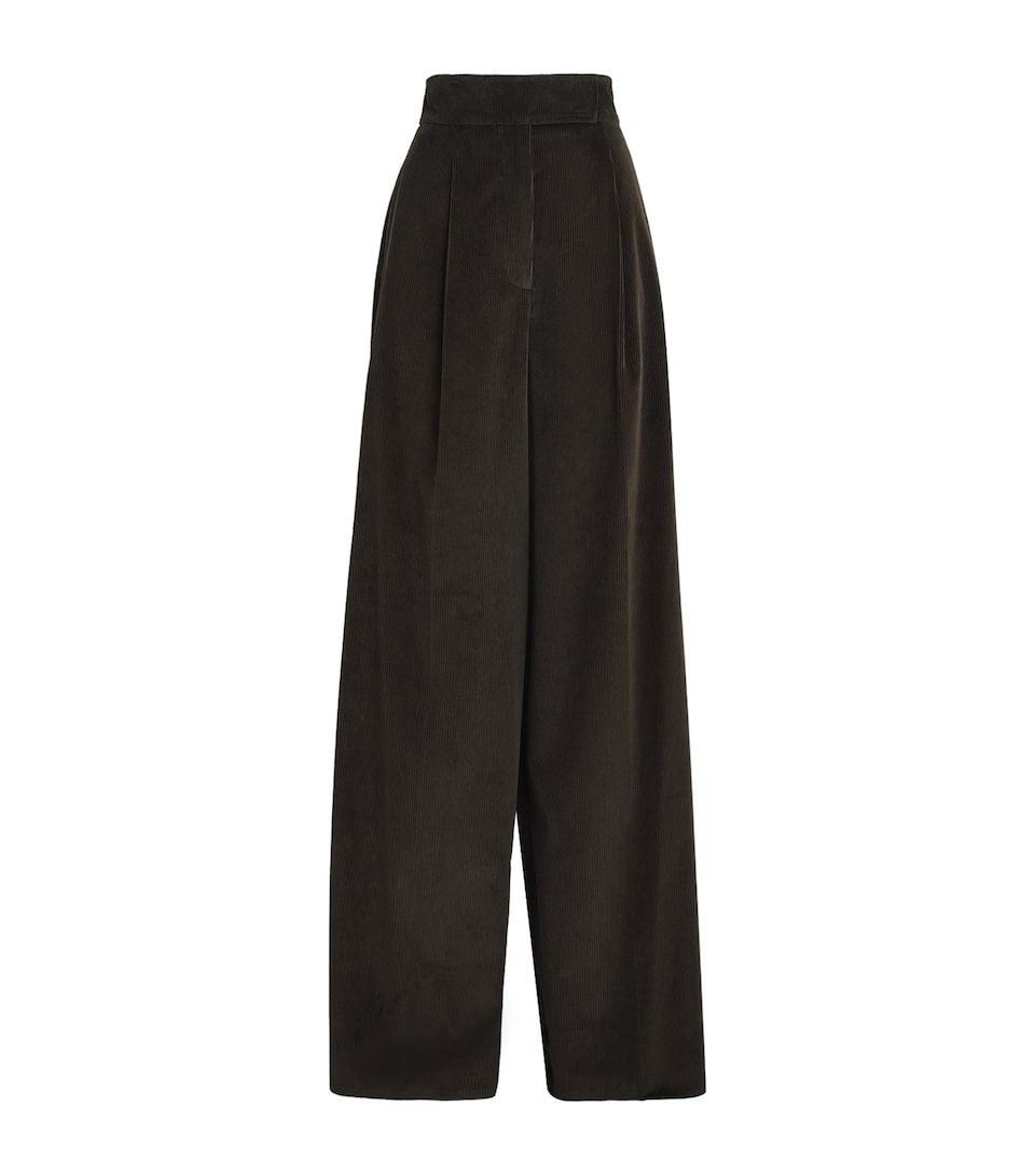 Corduroy Wide-Leg Trousers
