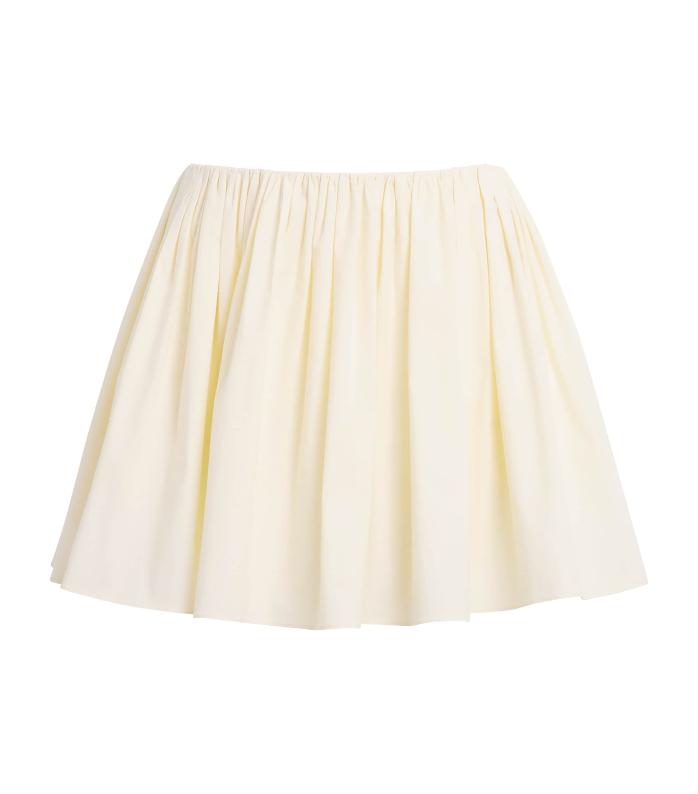 Brandon Maxwell Womens The Hadley Mini Skirt Butter Yellow