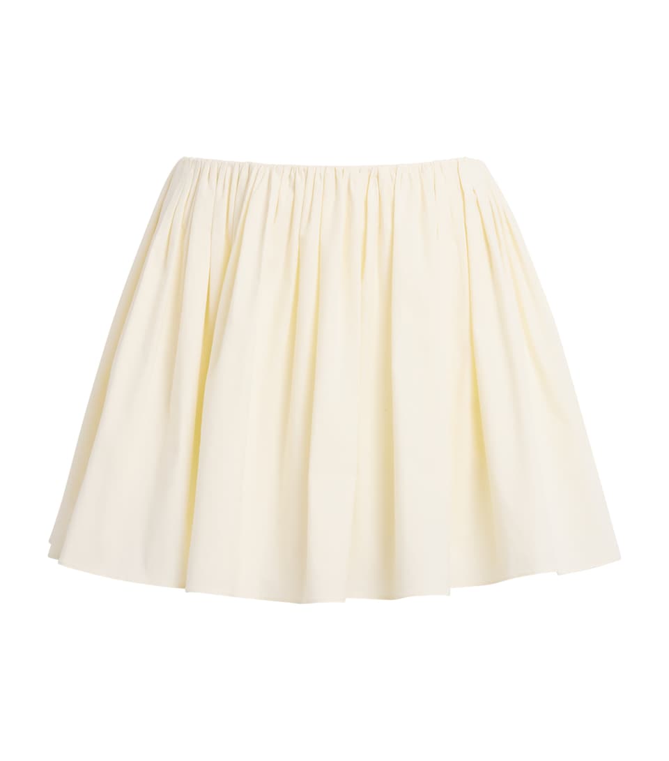 Brandon Maxwell Womens The Hadley Mini Skirt Butter Yellow