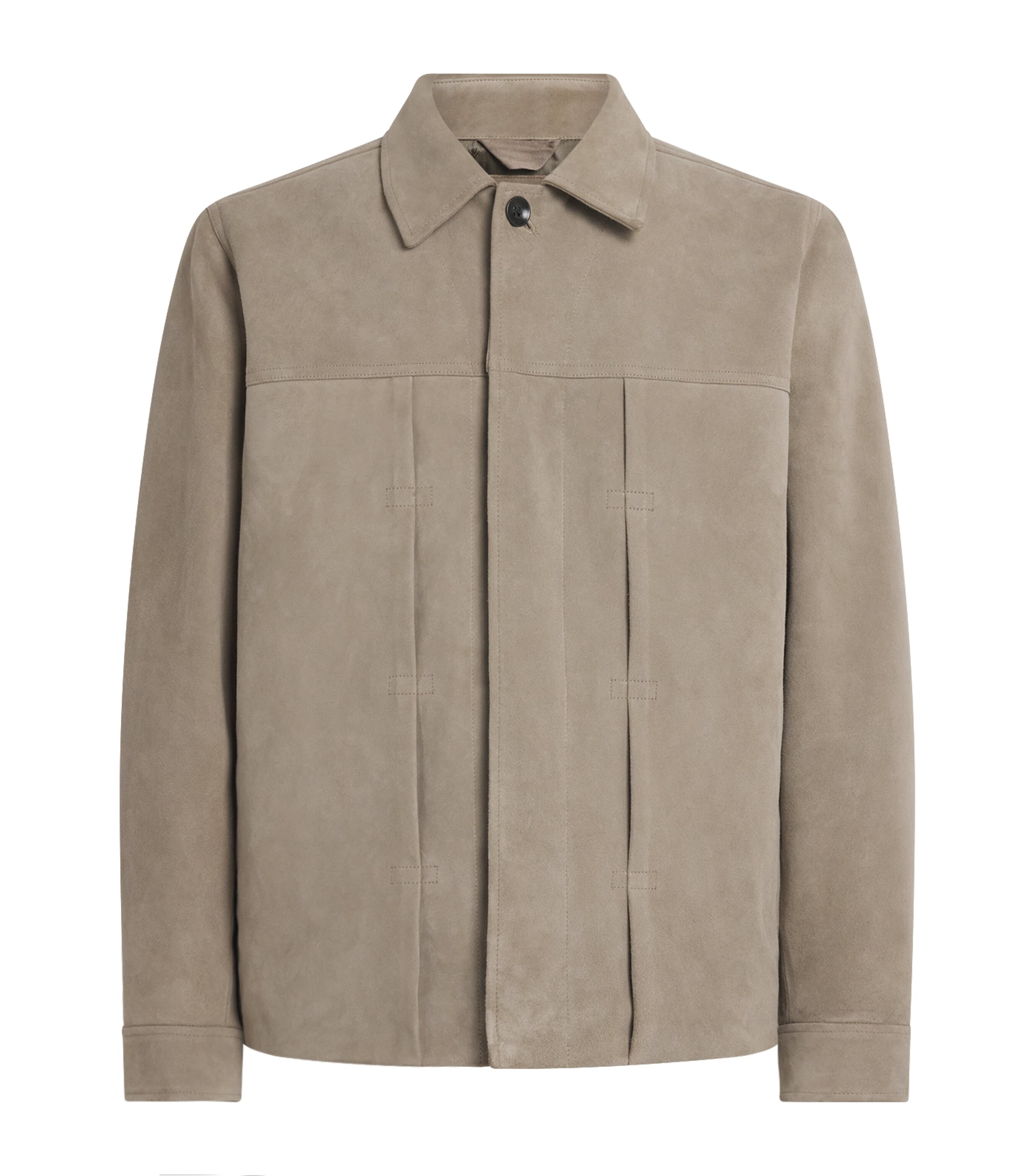 Suede Panneled Jacket