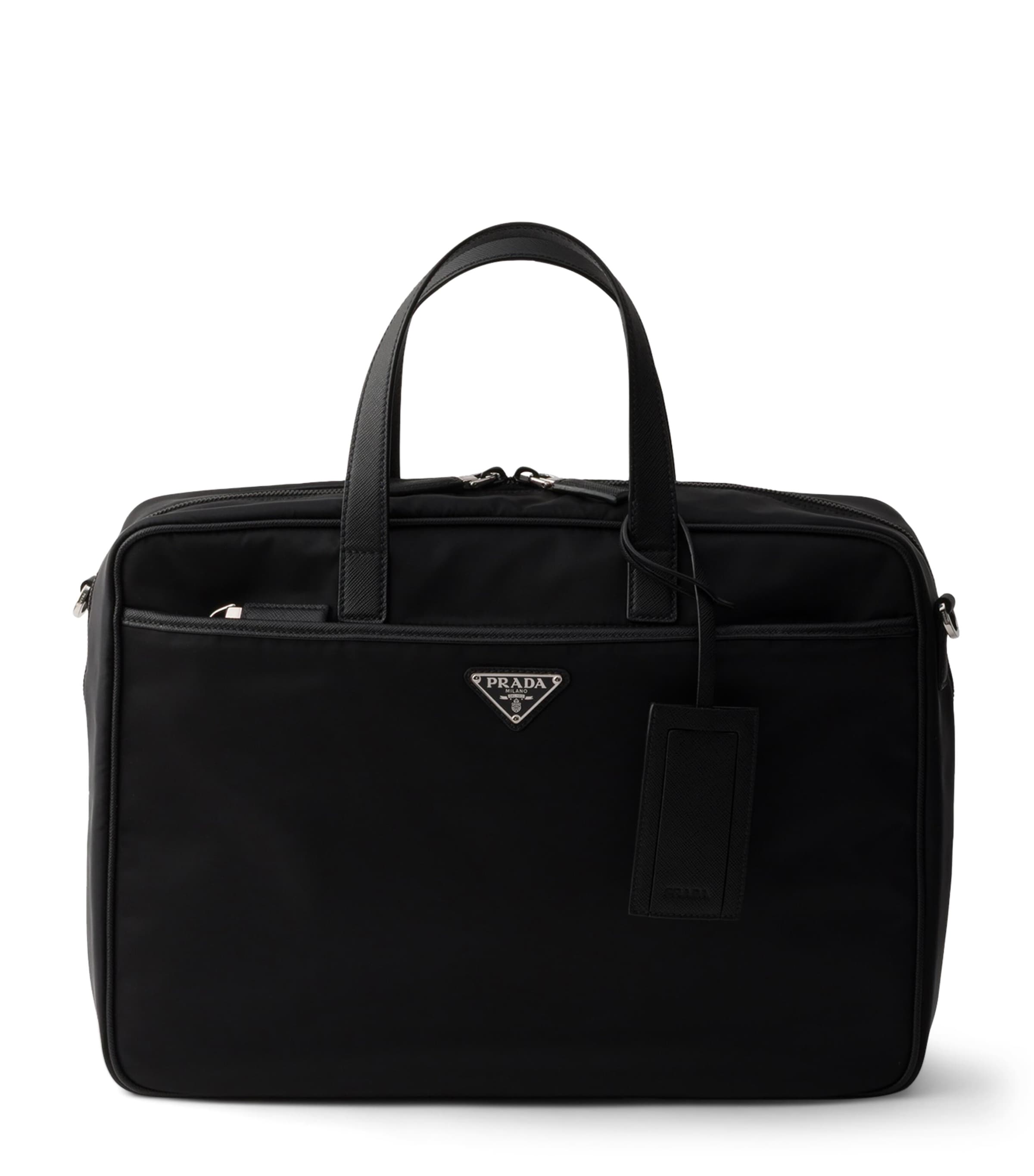 Prada Re-Nylon and Saffiano Leather Briefcase