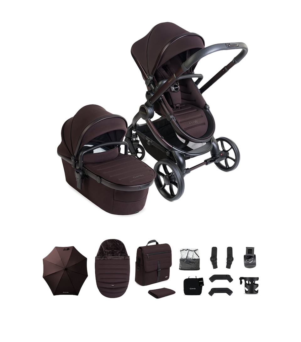 iCandy Peach 8 Pushchair and Carrycot Set Coffee Bean