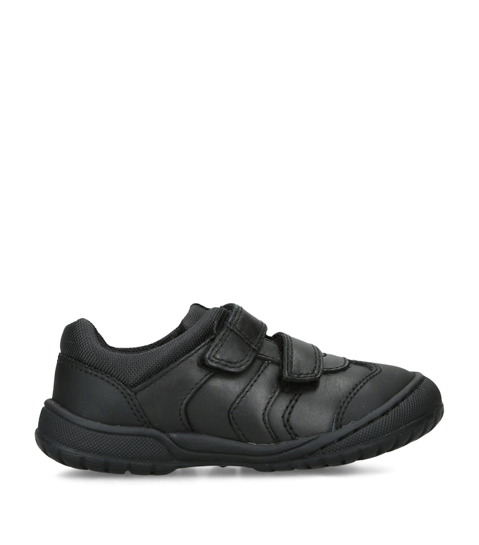 Start-Rite Leather Action School Shoes Black
