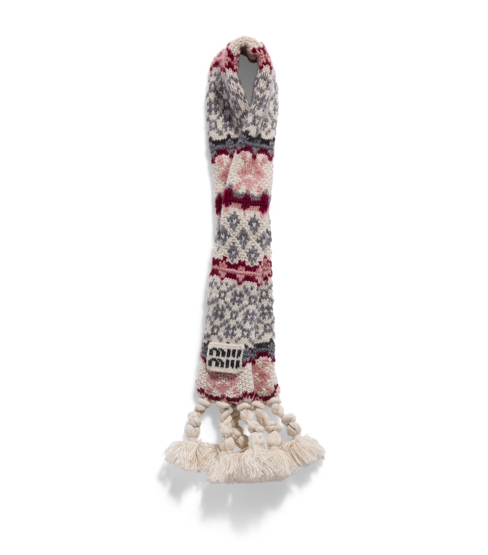Wool-Cashmere Knitted Bag Charm