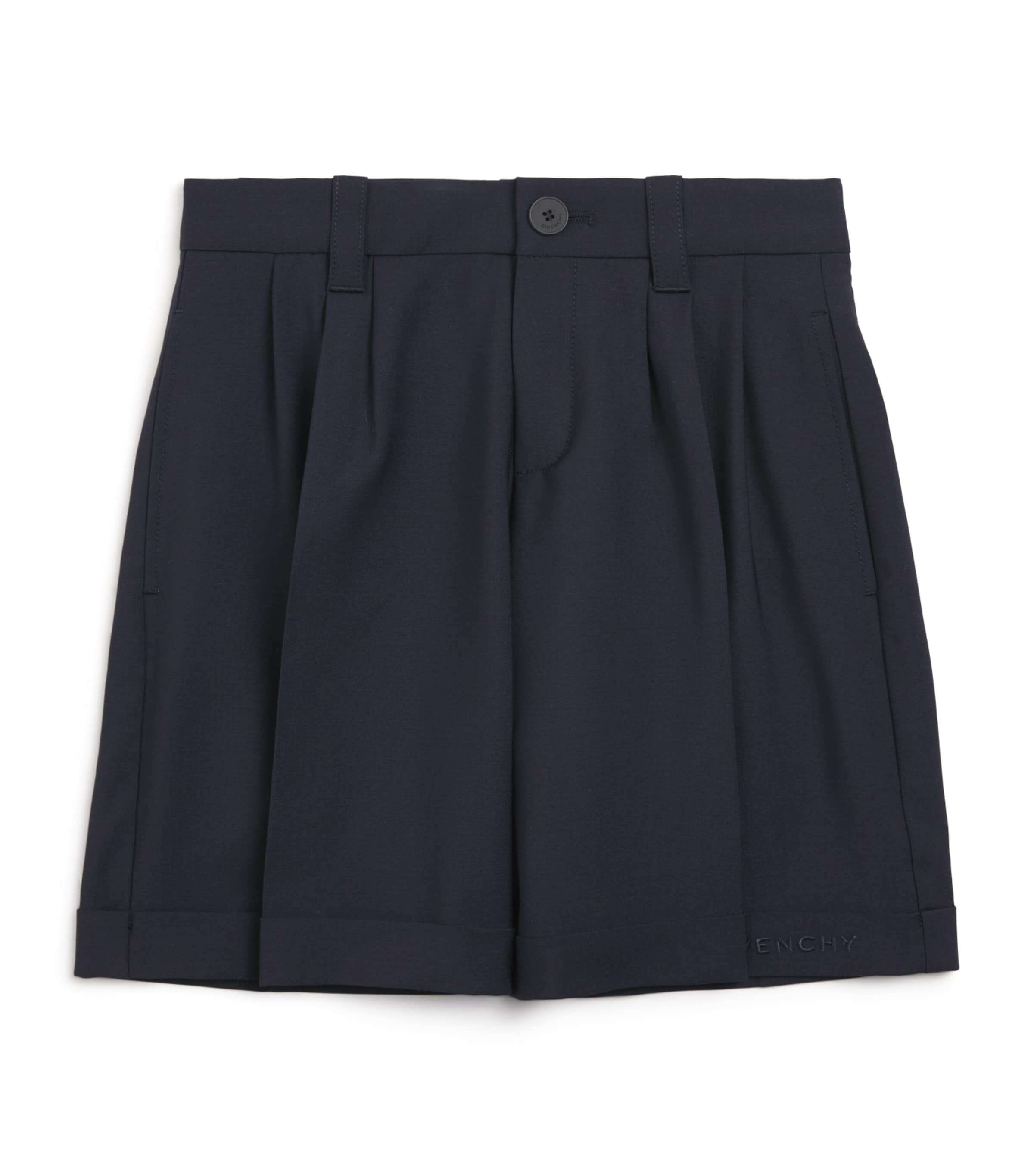 Wool-Blend Pleated Shorts (4-12+ Years)