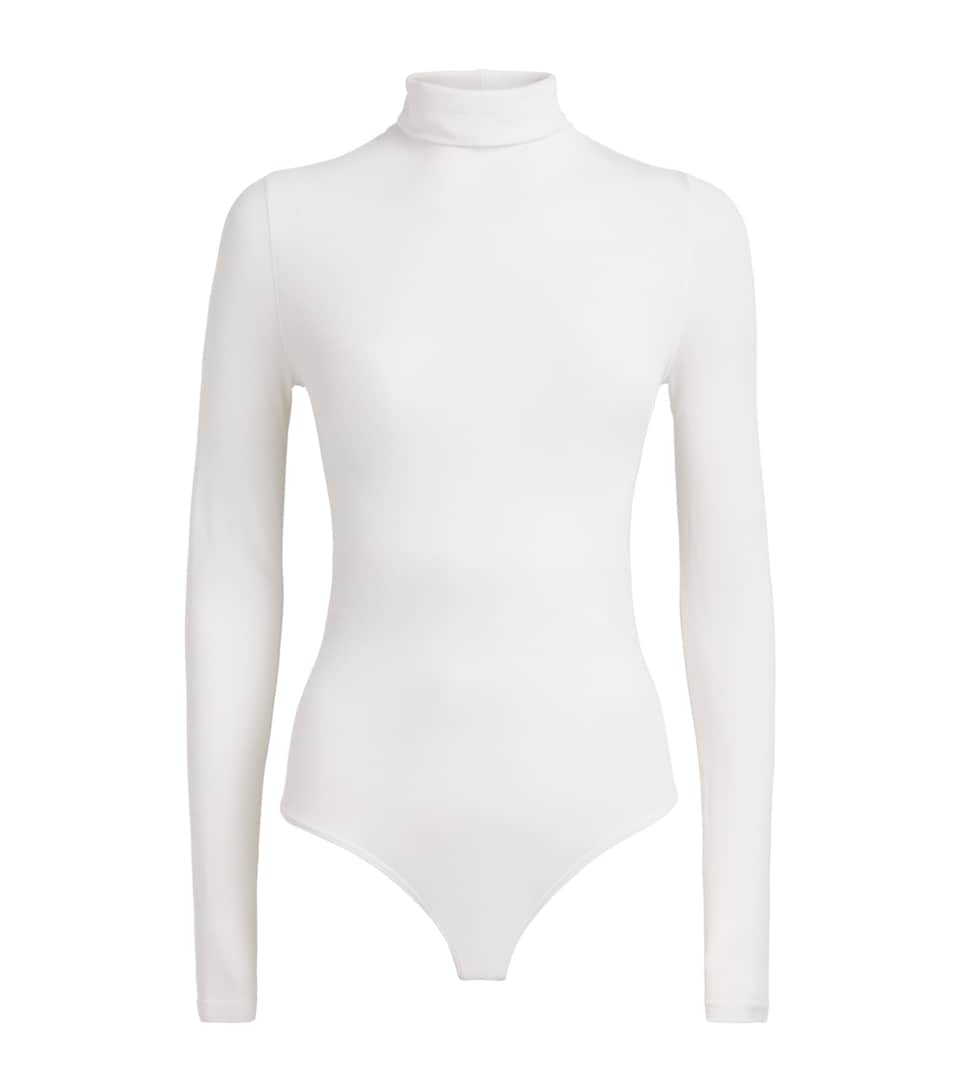 Wolford Womens Colorado Thong Bodysuit White